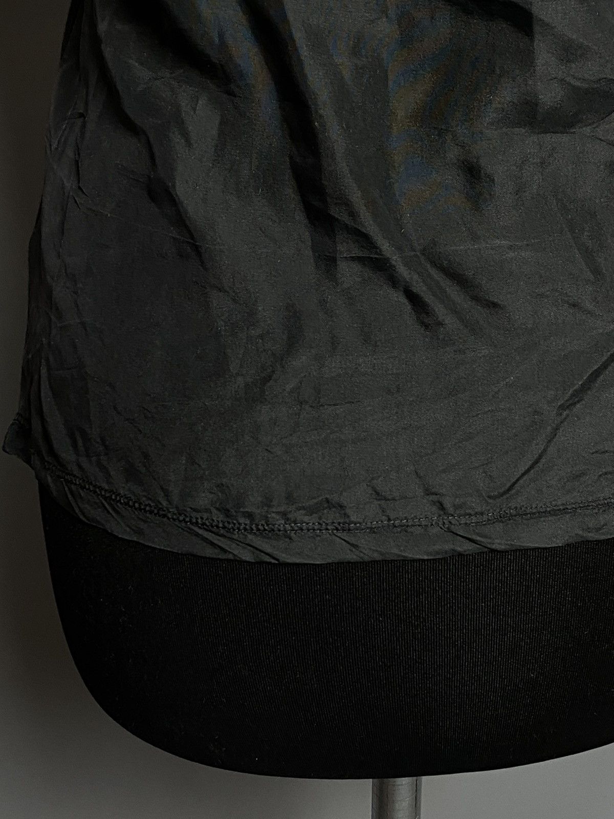 Armani Armani Jeans Black Mixed-Fabric Top XS Modal Front Silk Back Size XS / US 0-2 / IT 36-38 - 16 Thumbnail
