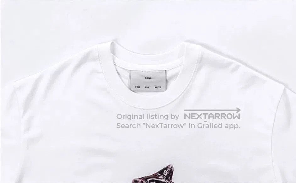 Song For The Mute SFTM 22.1 Cat Print White T. Size US M / EU 48-50 / 2 - 3 Thumbnail