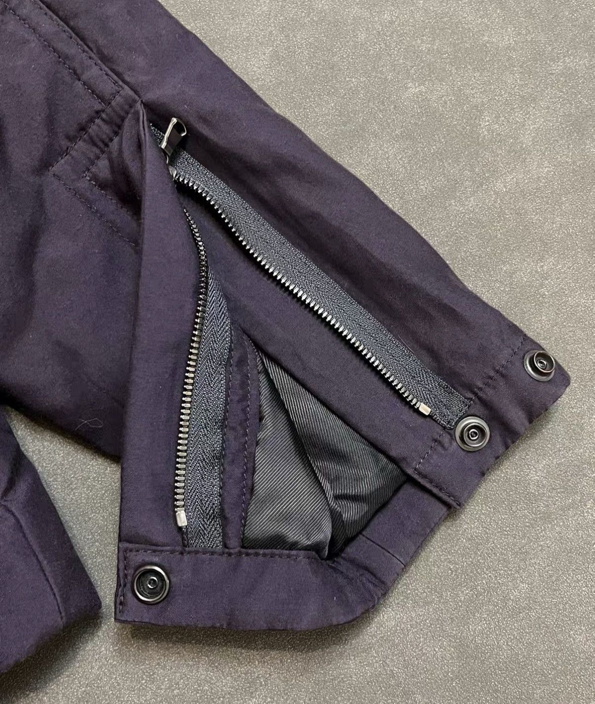 N.Hoolywood N.HOOLYWOOD Faux Fur Collar Button & Zip Padded Jacket J16 Size US M / EU 48-50 / 2 - 6 Thumbnail