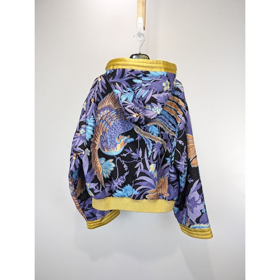 Saint Laurent Paris o1rshd1 Teddy Kimono Phoenix Jacket in Multicolor Size US M / EU 48-50 / 2 - 11 Thumbnail