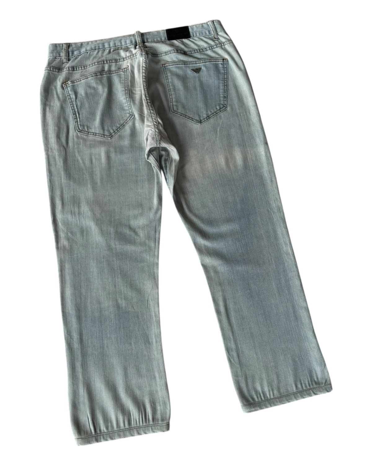 Giorgio Armani 🔥GIORGIO ARMANI LE COLLEZIONI WIDE BAGGY LIGHT WASH JEANS Size US 36 / EU 52 - 4 Thumbnail