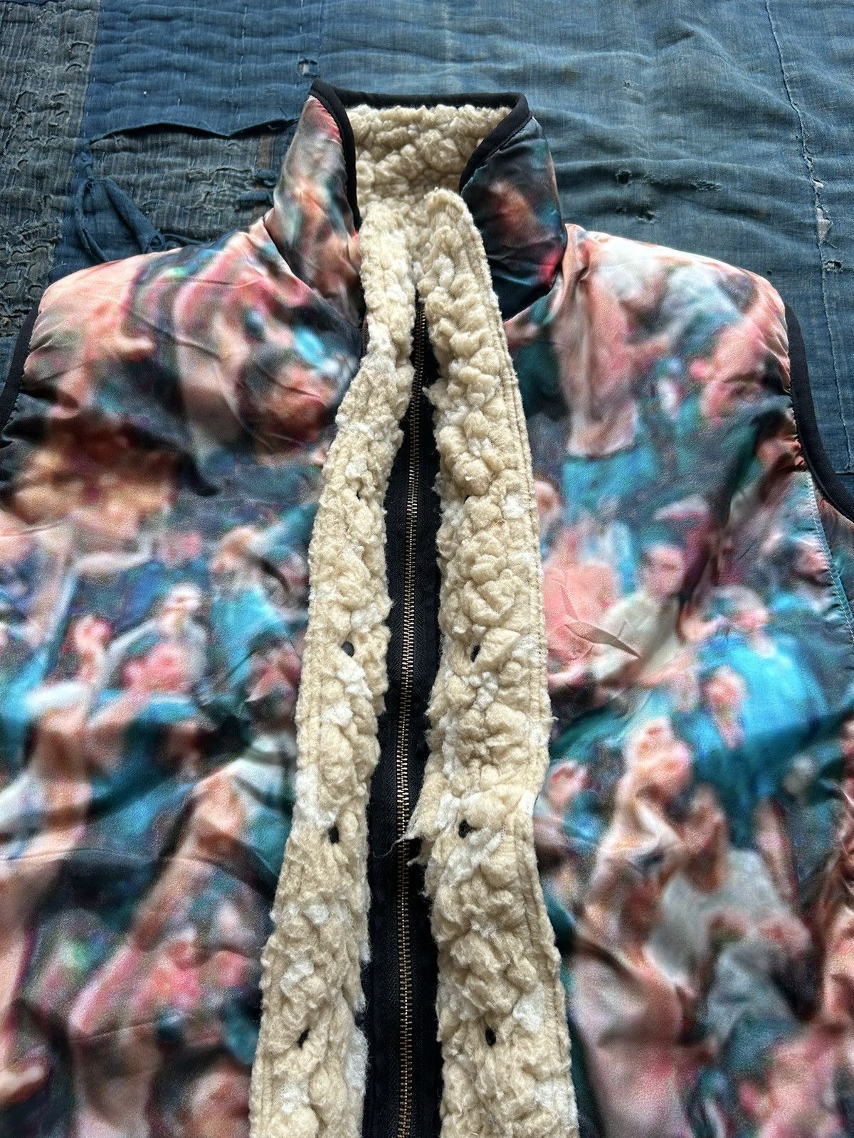 Kapital × Kapital Kountry Kapital reversible festival printed boa vest Ian connor Size US M / EU 48-50 / 2 - 6 Thumbnail