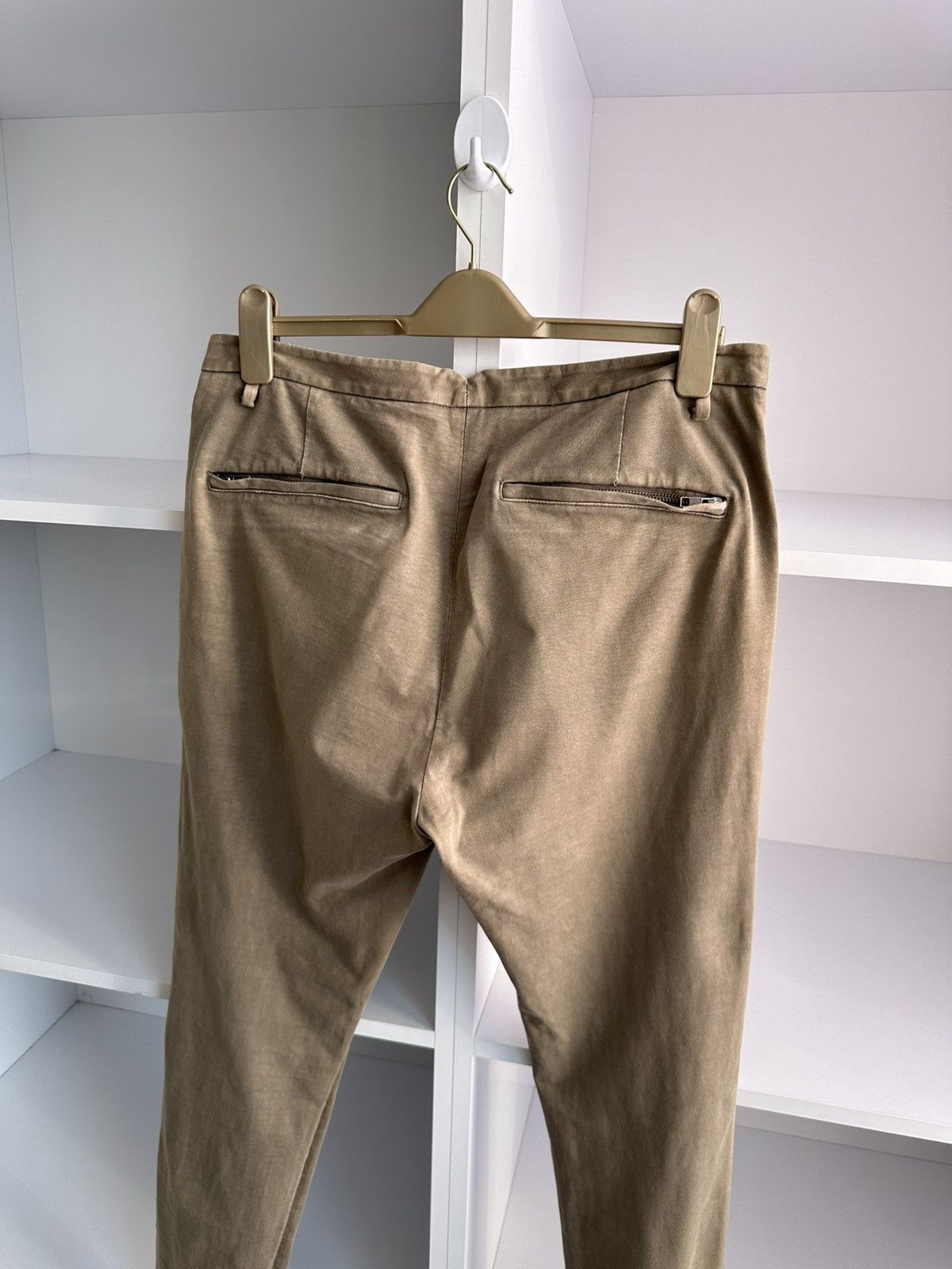 Helmut Lang Vintage Helmut Lang Light Brown 2000s Pants Size US 32 / EU 48 - 10 Thumbnail
