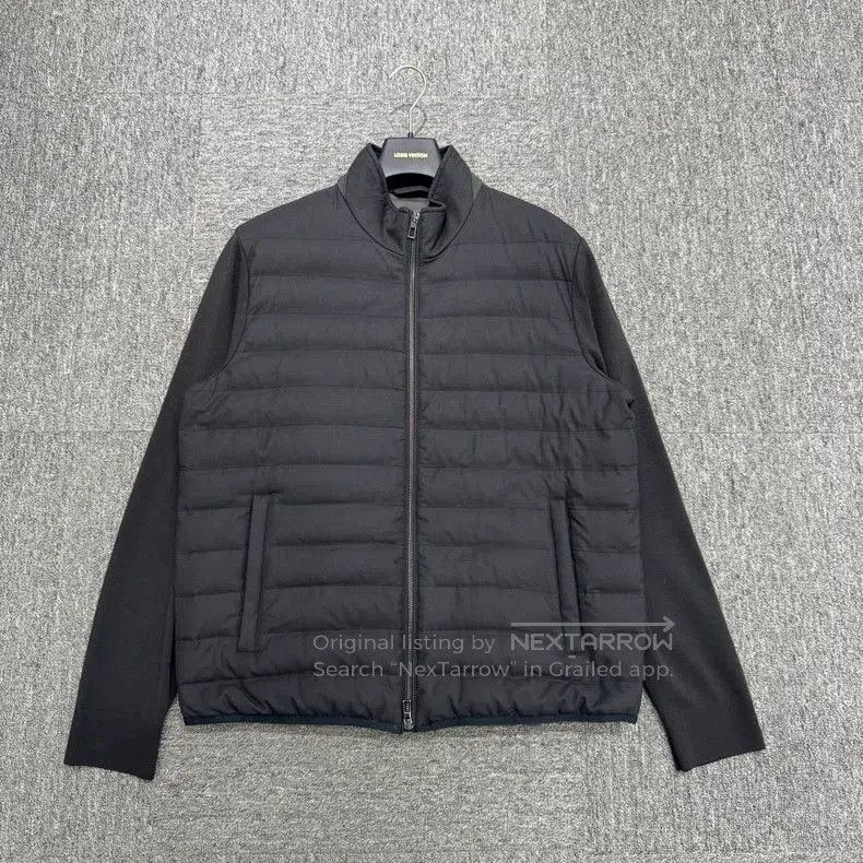 Loro Piana Loro Piana Quilted Knit Panel Down Jacket. Size US XL / EU 56 / 4 - 1 Thumbnail