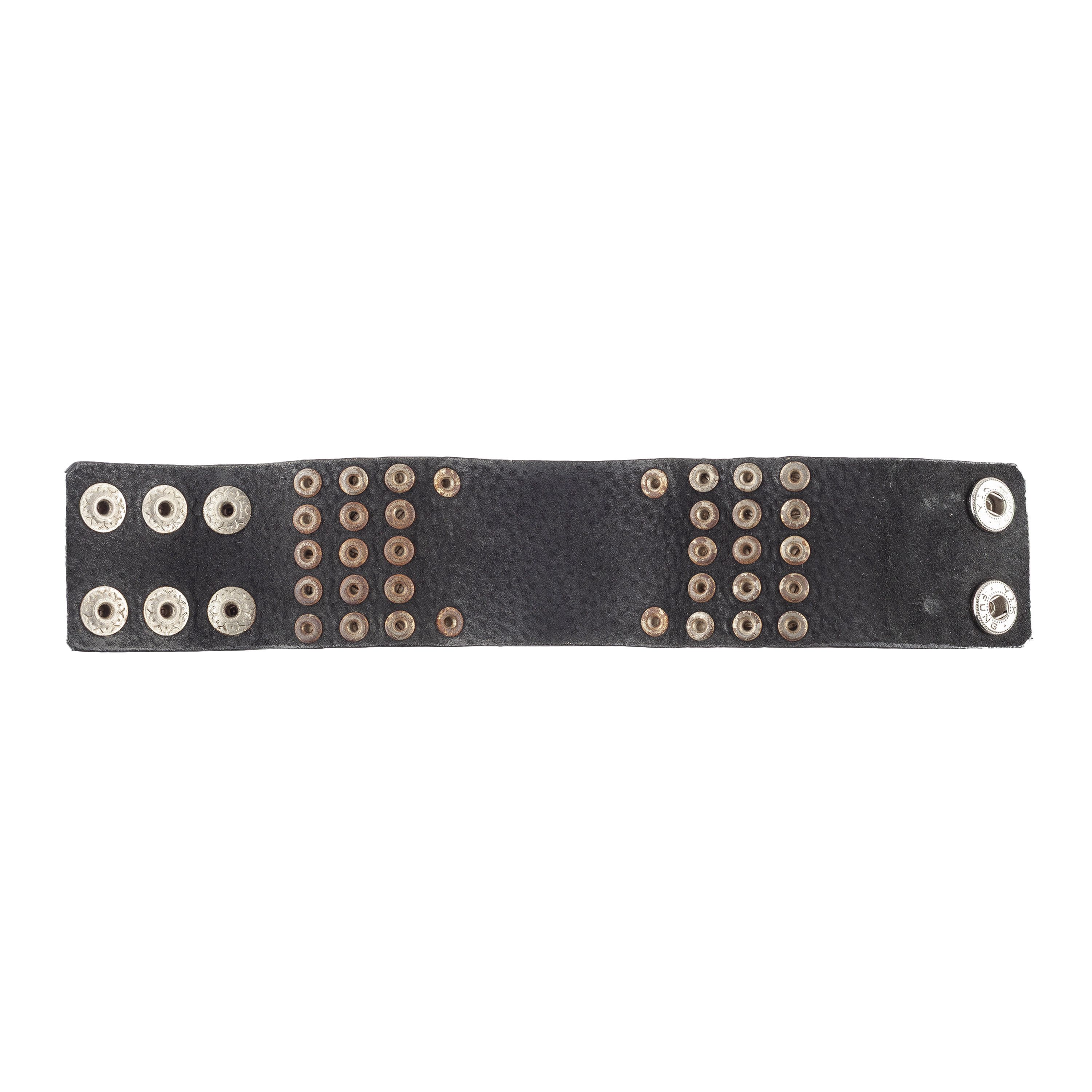 Dolce & Gabbana Dolce & Gabbana Vintage Studded Black Leather Bracelet Size ONE SIZE - 2 Thumbnail