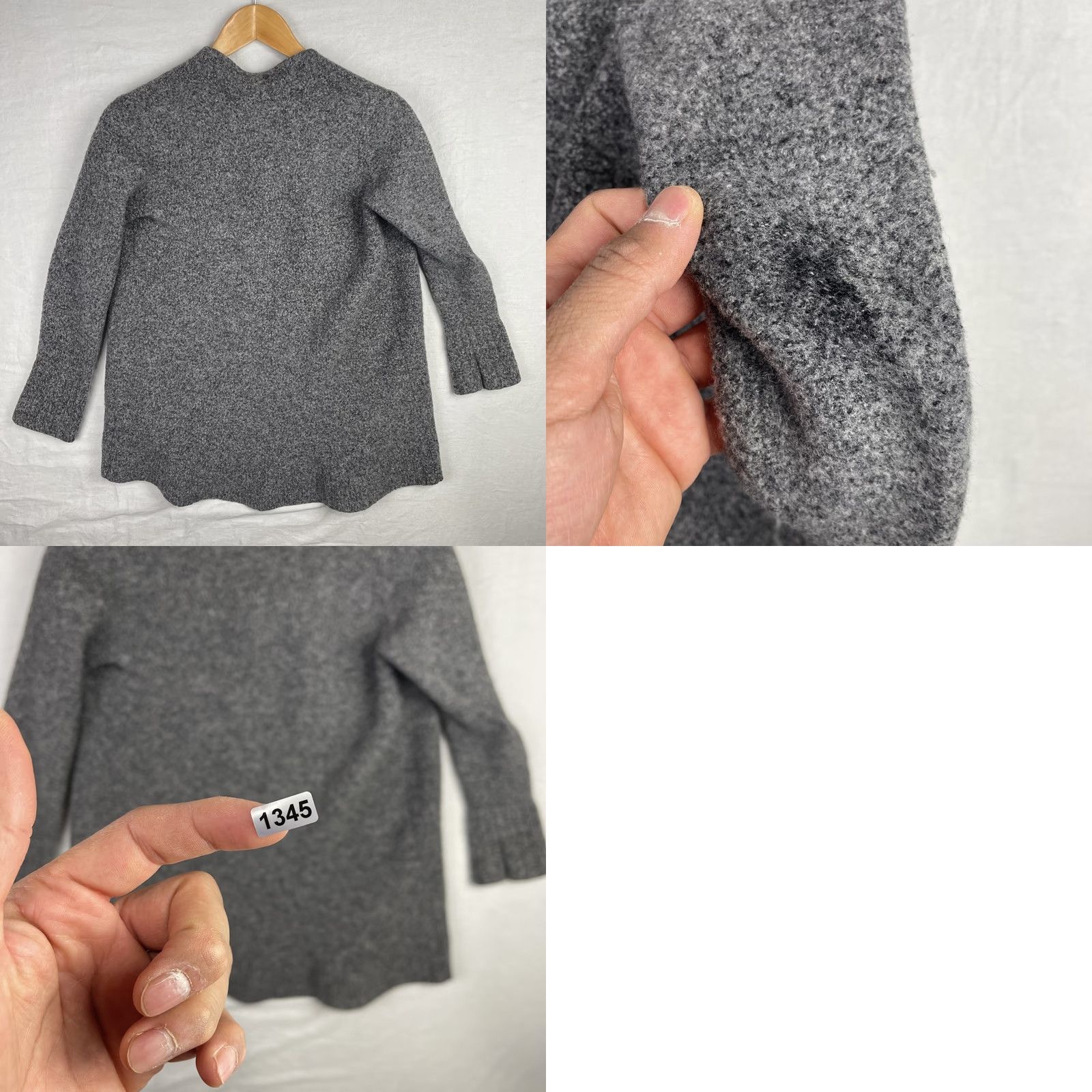 Eileen Fisher Eileen Fisher Sweater Cardigan Womens XL Gray Open Front Wool Cashmere Blend XS? Size XL / US 12-14 / IT 48-50 - 9 Thumbnail