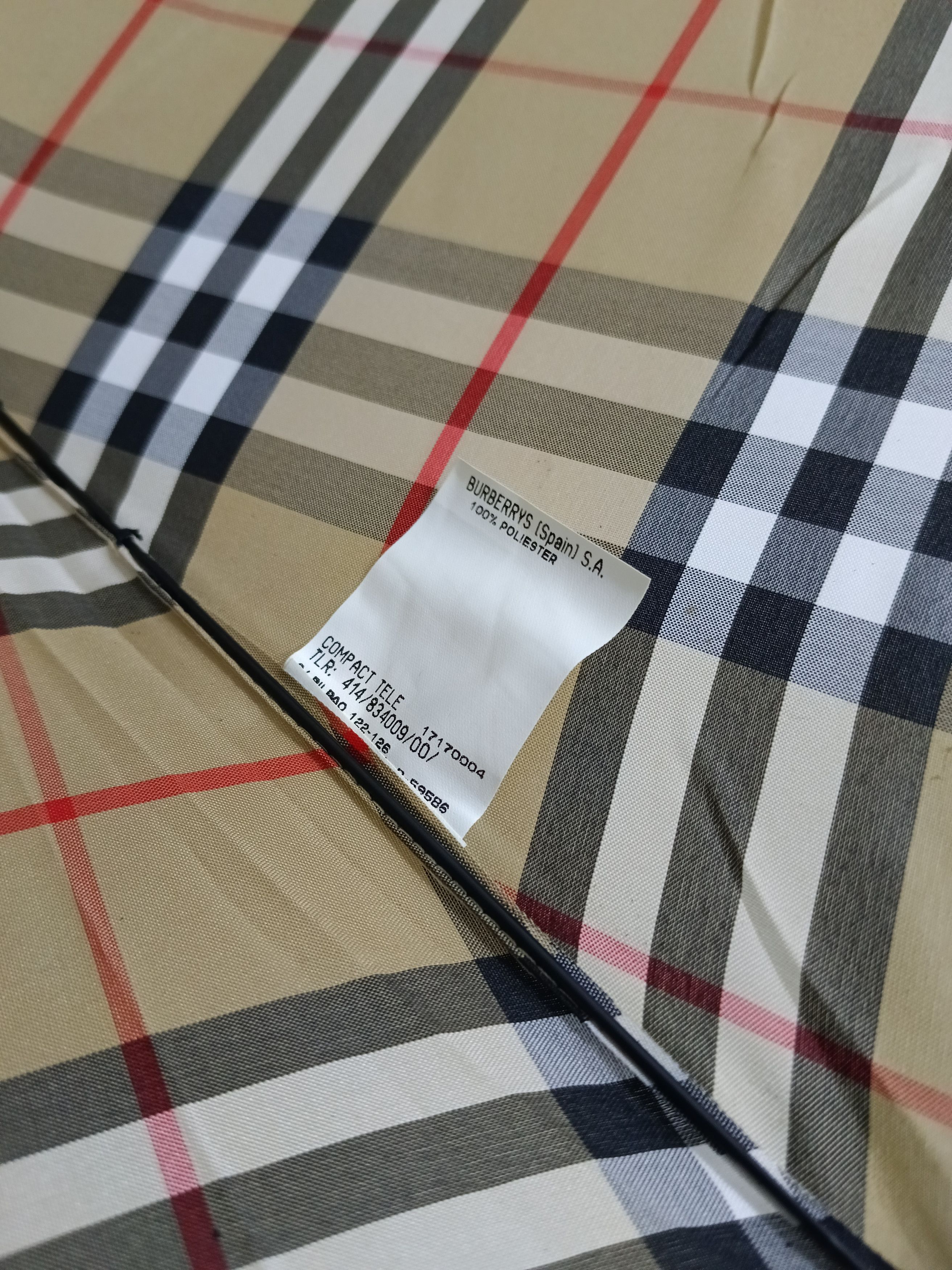 Burberry Burberry NovaCheck Folding Umbrella Size ONE SIZE - 8 Thumbnail
