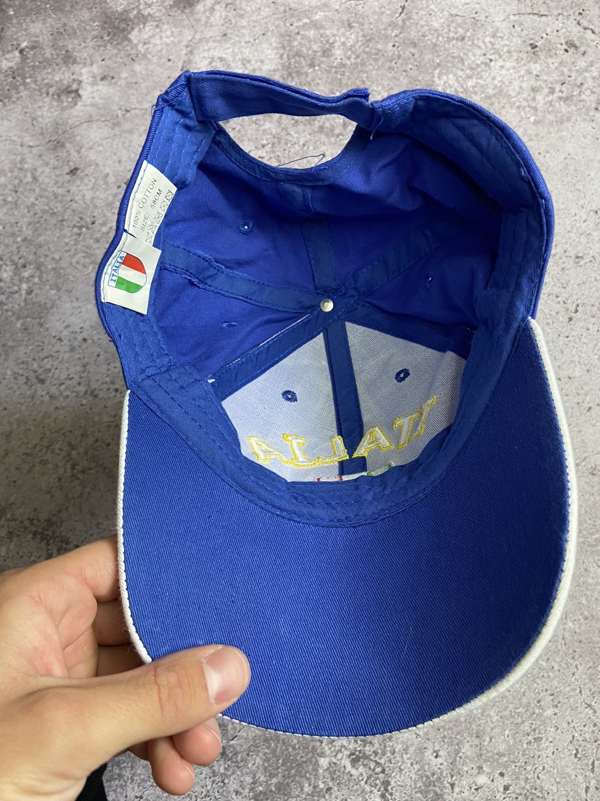 Vintage Racing Italy Cap One size Hat Size ONE SIZE - 4 Thumbnail