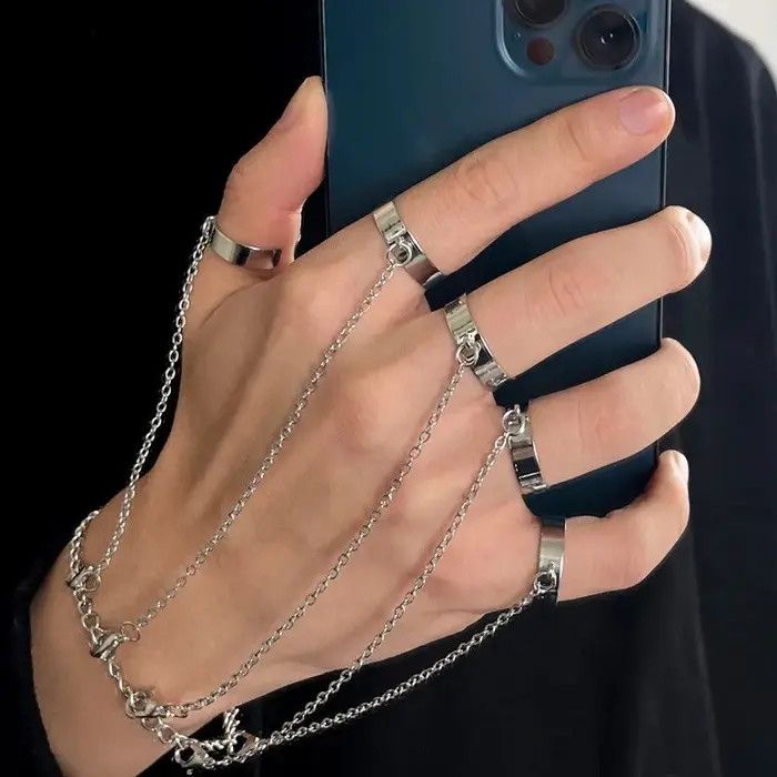Jewelry Bracelet Chain Rings Size ONE SIZE - 1 Thumbnail