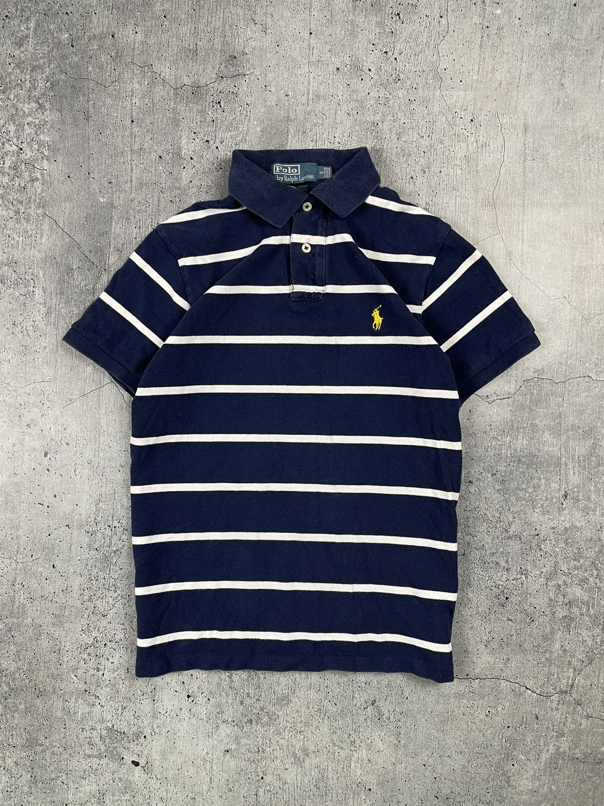Polo Ralph Lauren Polo Ralph Lauren Striped Polo T-Shirt Size US S / EU 44-46 / 1 - 1 Thumbnail