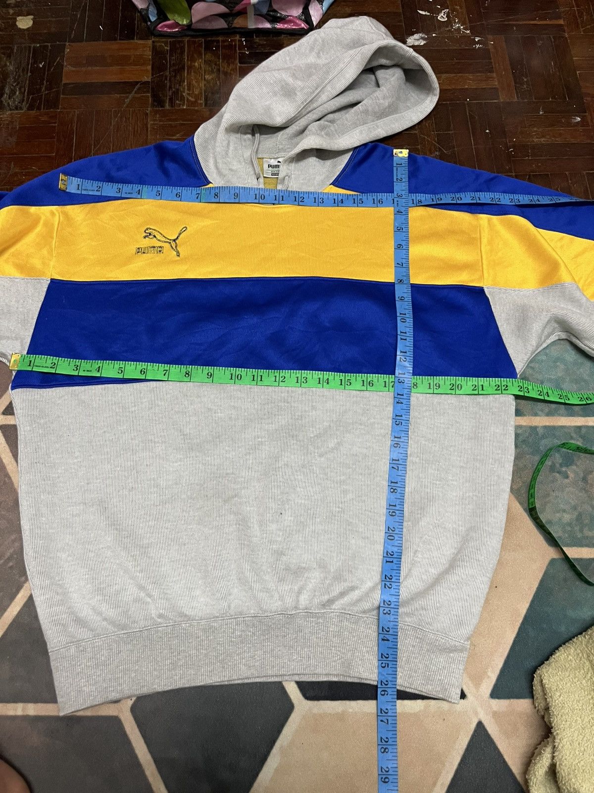 Japanese Brand 💥Vintage PUMA BIG LOGO Hoodie Size US L / EU 52-54 / 3 - 15 Thumbnail