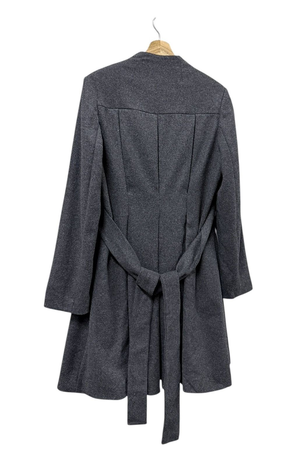 MM6 Max&Co Asymmetrical Wool Double Breasted Longjacket Belt Size US S / EU 44-46 / 1 - 15 Thumbnail