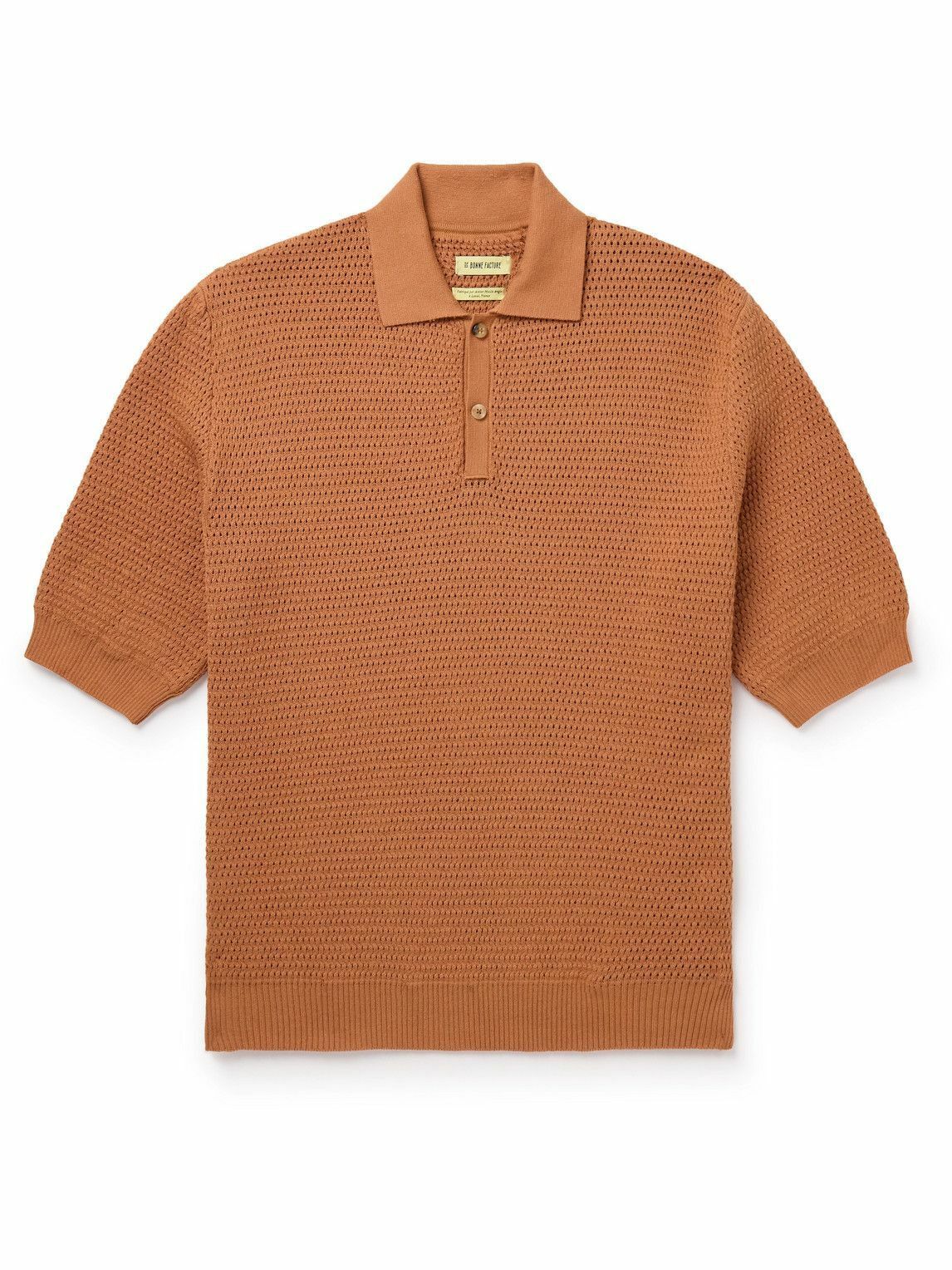 De Bonne Facture NWOT De Bonne Facture Honeycomb knit polo shirt Size US S / EU 44-46 / 1 - 6 Thumbnail