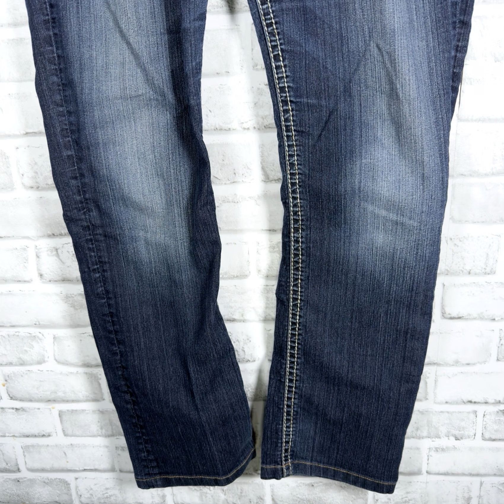 Silver Jeans Co. Silver Jeans Co Berkley Jeans Womens Size 31x28 Blue Cotton Size 24" / US 00 / IT 34 - 3 Thumbnail