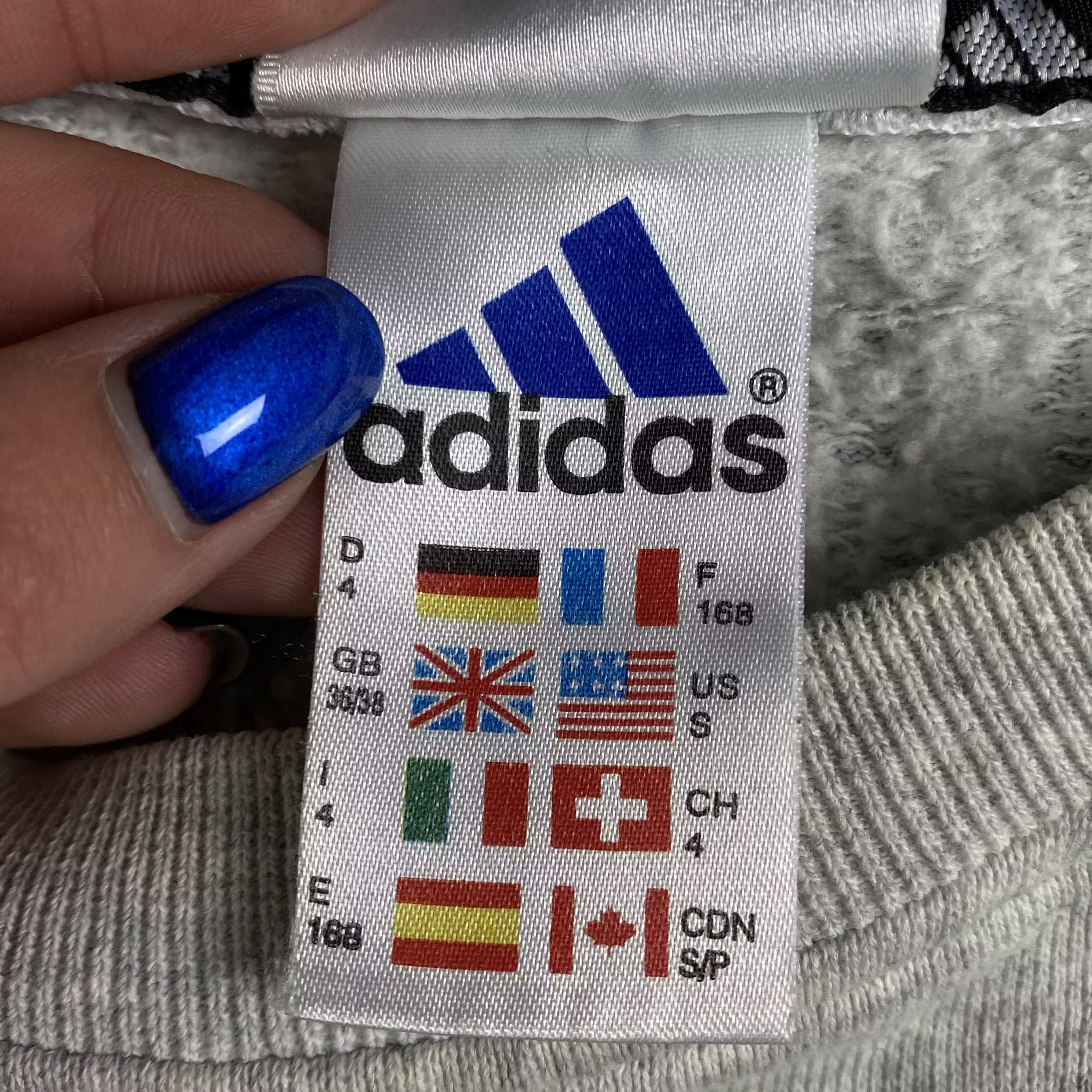 Adidas × Vintage Mens Sweatshirt Adidas Vintage Big Logo Size S Size US S / EU 44-46 / 1 - 6 Thumbnail