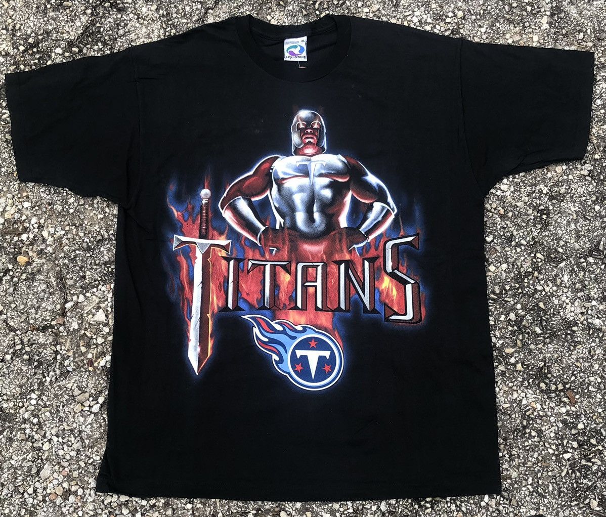 Vintage Vintage 90s Tennessee Titans Size US XL / EU 56 / 4 - 1 Thumbnail