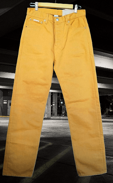 Calvin Klein × Heron Preston Rusty yellow jeans Size US 30 / EU 46 - 4 Thumbnail