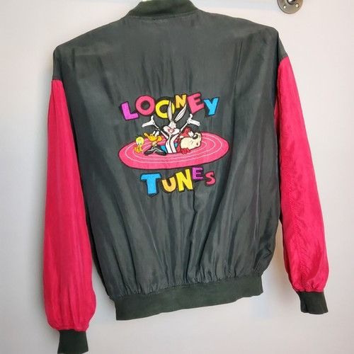 Other Vtg Looney Tunes Light Jacket Size Medium Black Size US M / EU 48-50 / 2 - 2 Thumbnail