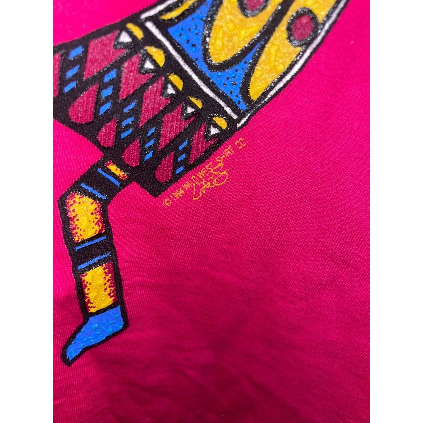 Jerzees Vintage Arizona Aboriginal Shirt Native American Tee 90s VTG Size US L / EU 52-54 / 3 - 7 Thumbnail