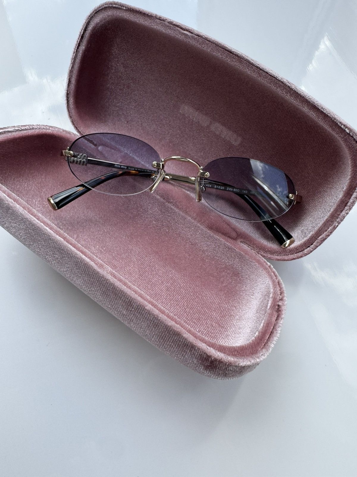Miu Miu NEW Miu Miu sunglasses MU A54S ZVN80O Size ONE SIZE - 4 Thumbnail