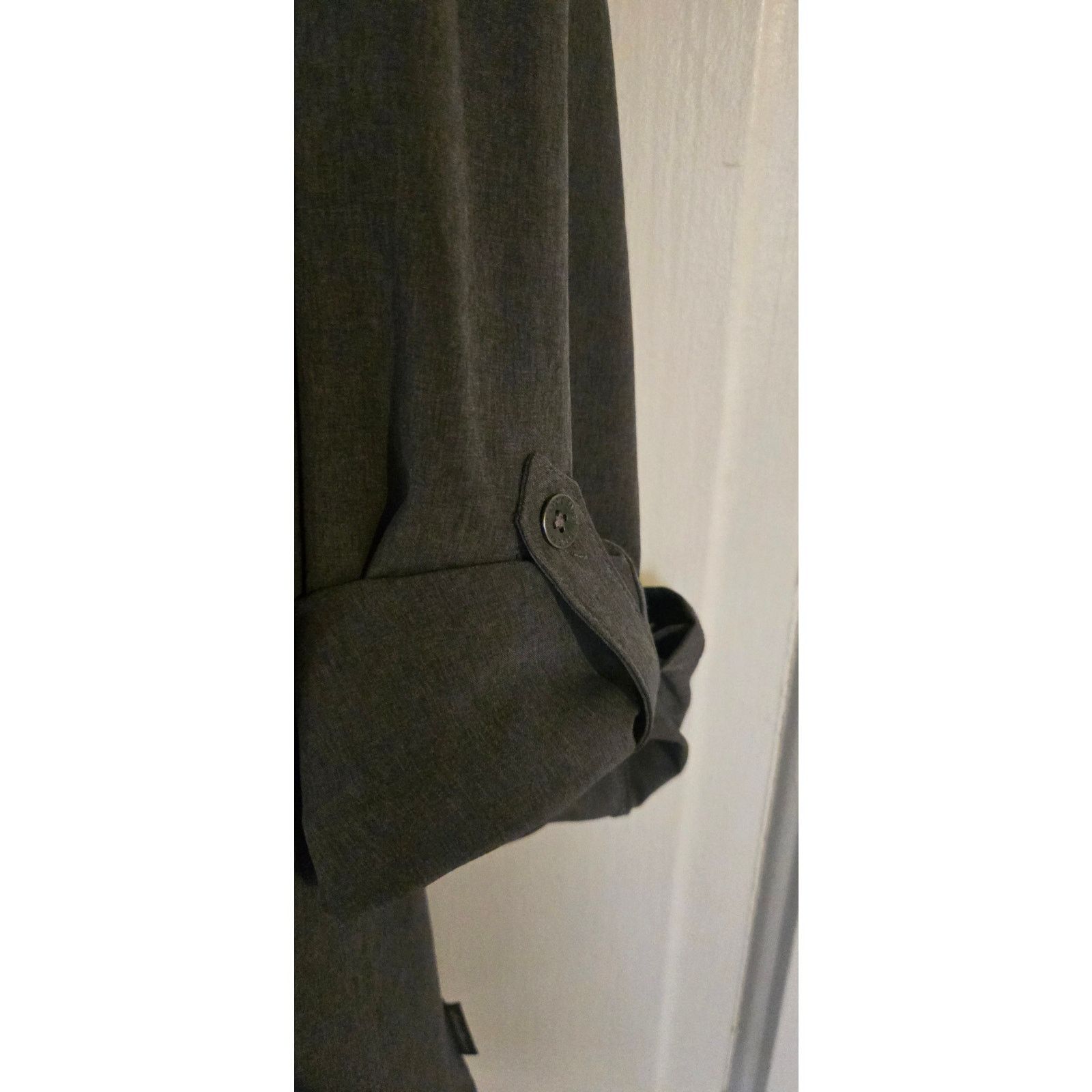 Eddie Bauer Eddie Bauer women's no wrinkle button up, gray size 2X Size XXL / US 16-18 / IT 52-54 - 3 Thumbnail