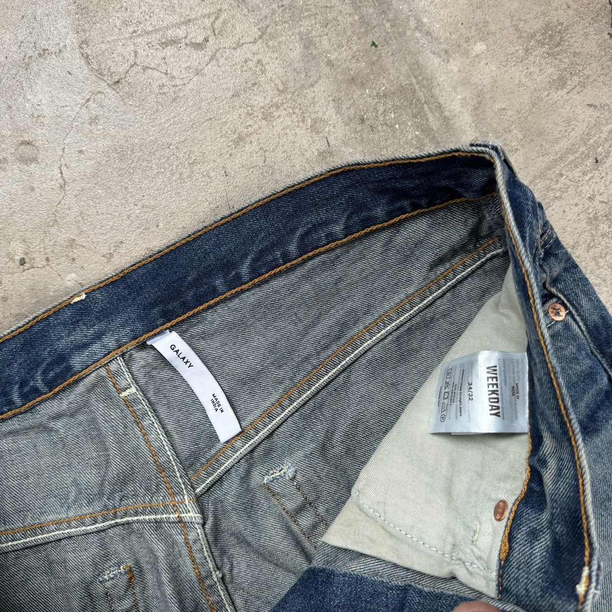 Weekday Weekday Galaxy Baggy Wide Denim Size US 34 / EU 50 - 7 Thumbnail
