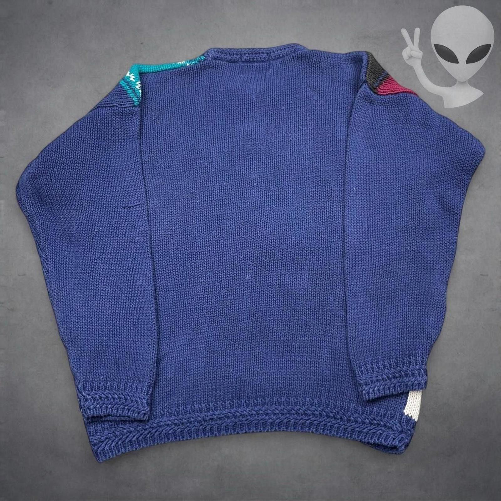 Other Duplex Sweater Large Abstract 3D Knit Coogi style Geometric Size US L / EU 52-54 / 3 - 4 Thumbnail
