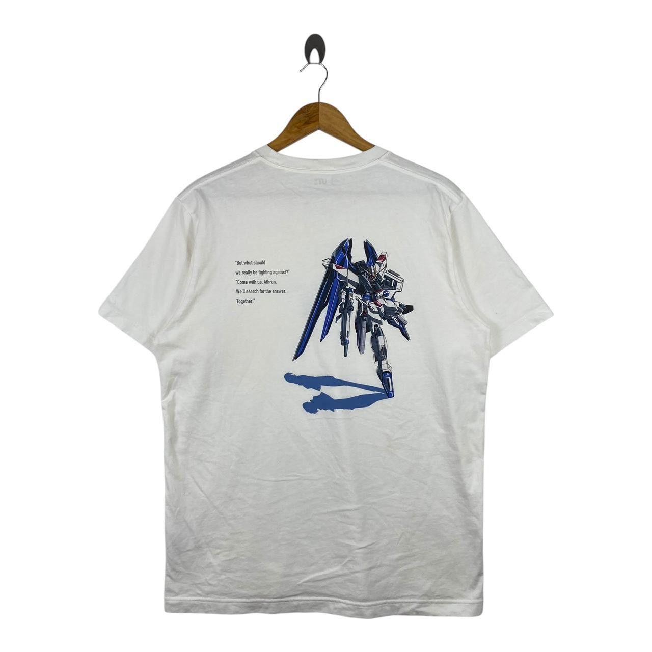 Uniqlo GUNDAM MOBILE SUIT x UNIQLO Freedom Anime Tee Shirt Top Size US XL / EU 56 / 4 - 1 Thumbnail
