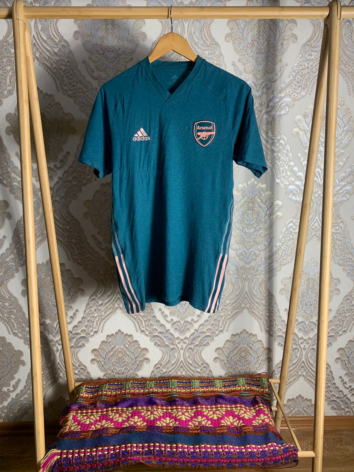 Pre-owned Adidas X Soccer Jersey Adidas Fc Arsenal London T-shirt Soccer Jersey Hype Y2k In Green