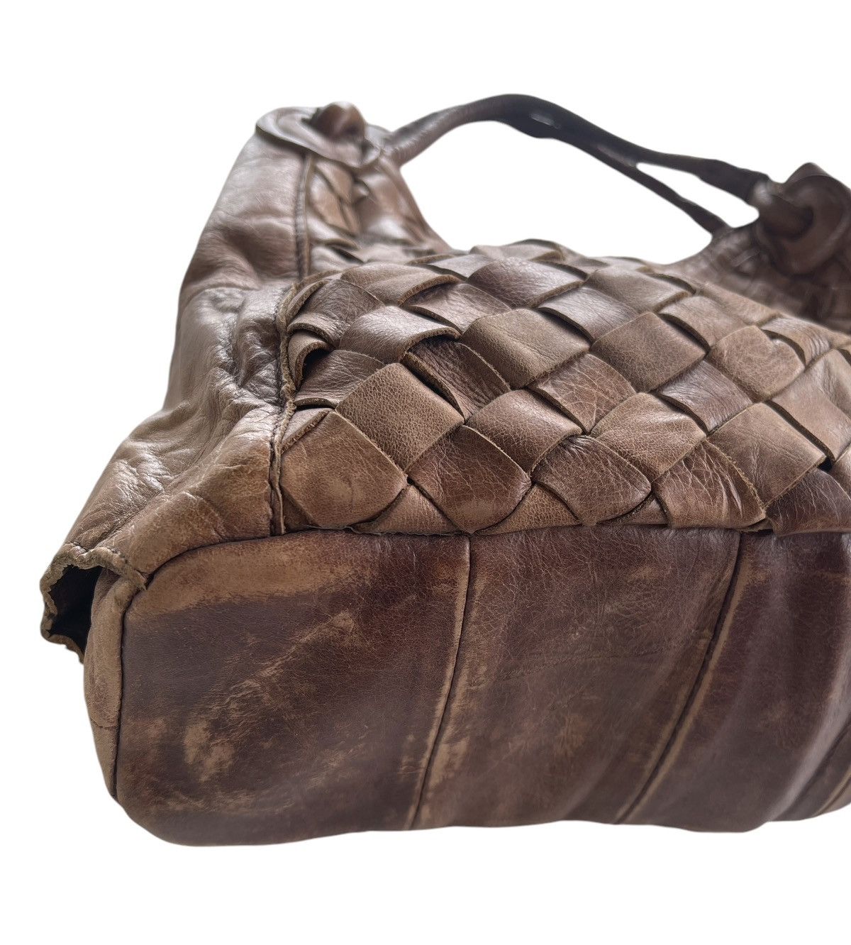 GOA GOA Woven Leather Tote Bag Size ONE SIZE - 13 Thumbnail