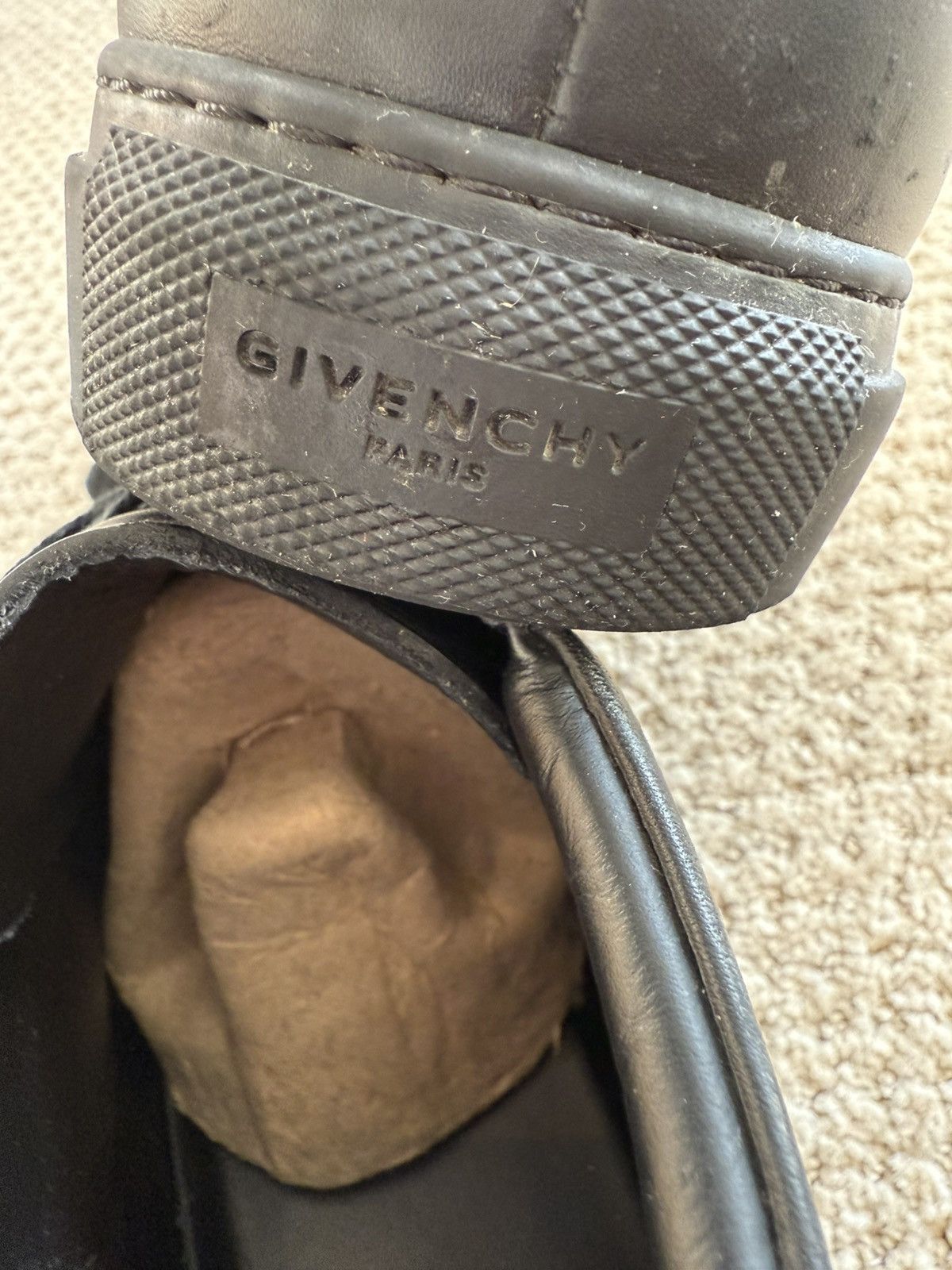 Givenchy ***RARE GIVENCHY LEATHER HIGHTOP SNEAKERS Size US 10 / EU 43 - 5 Thumbnail
