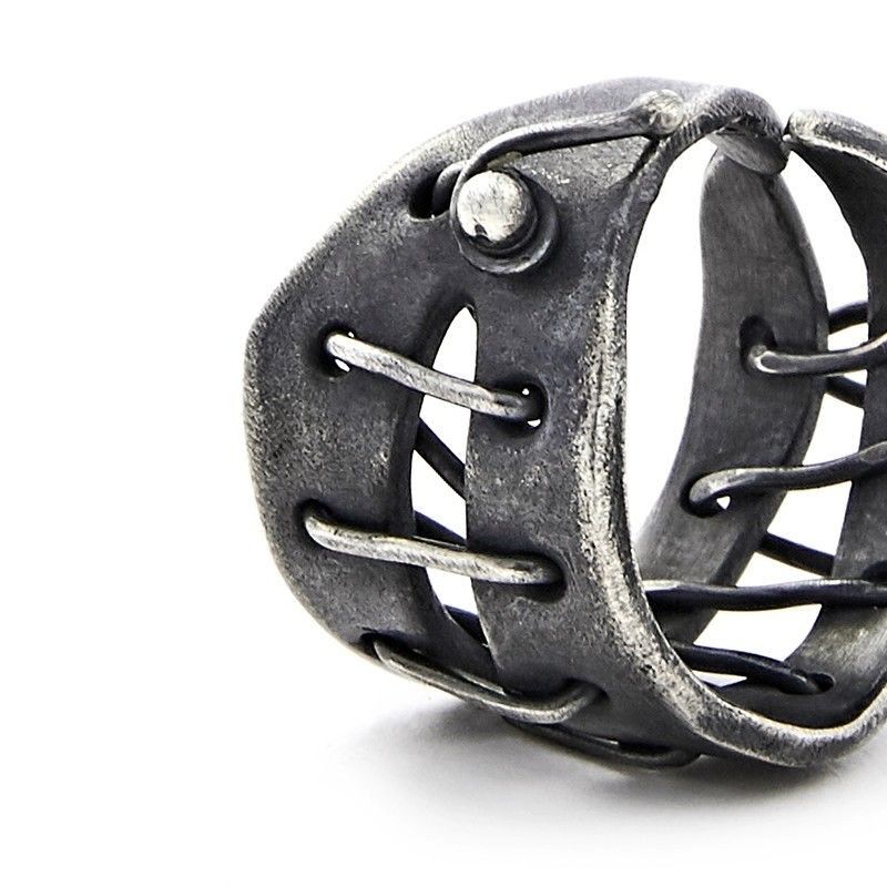 Jewelry Dark Jewelry Rings Open Size Chrome Ring (Size 7-13) Size ONE SIZE - 1 Thumbnail