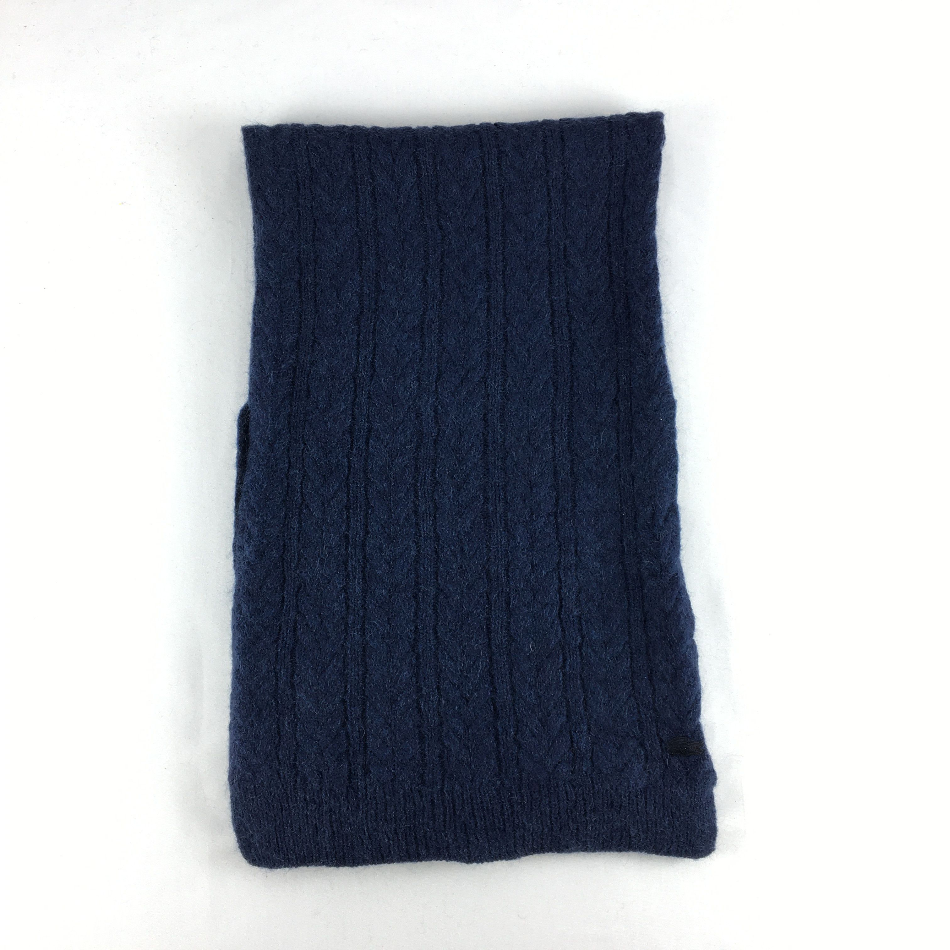 Lacoste Vintage Lacoste Scarf Cable Knitted Muffler Wool Scarves Size ONE SIZE - 2 Thumbnail