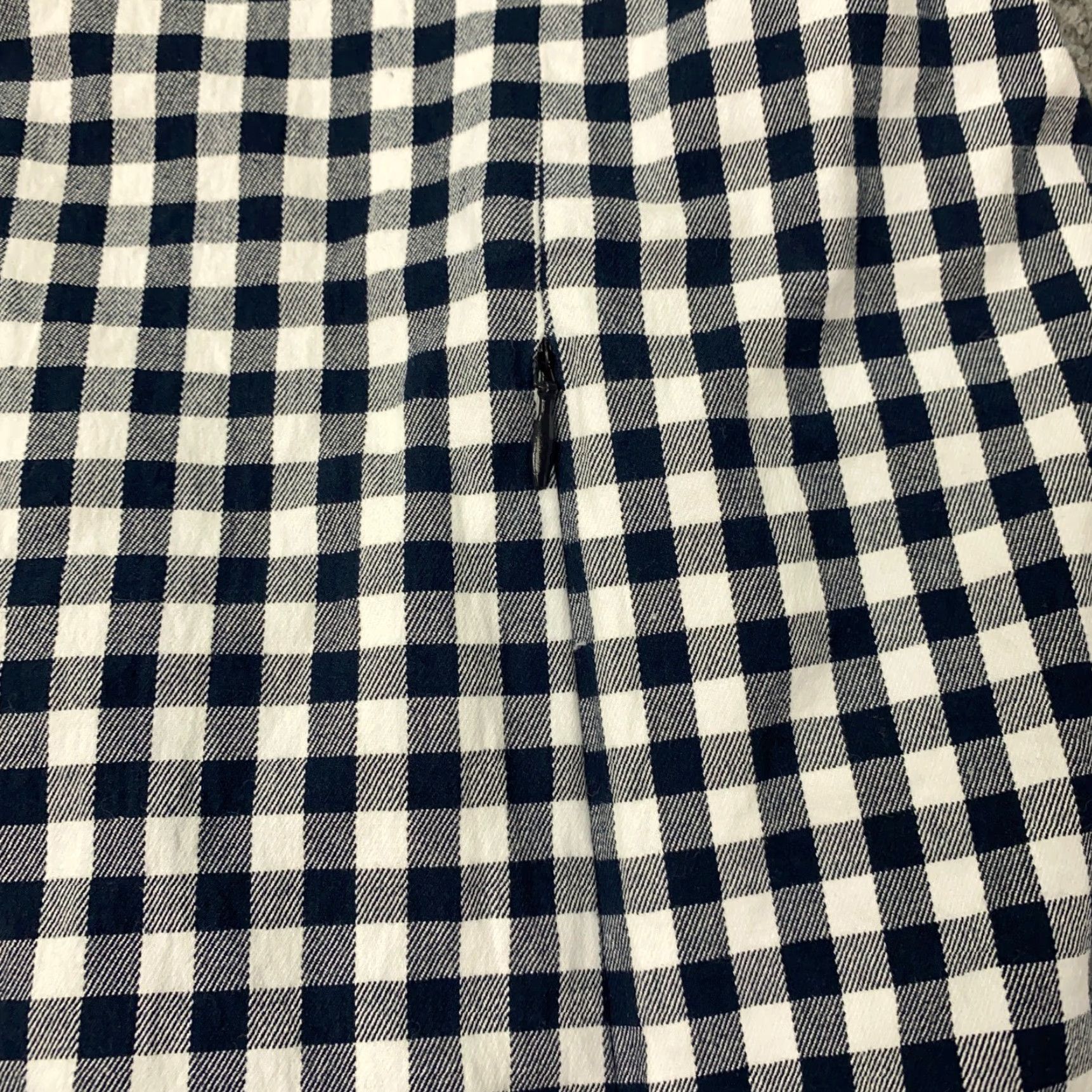 Vintage Tyler Boe Jacket Womens Size 10 Blue White Check Gingham Plaid Lined Stretch Size L / US 10 / IT 46 - 4 Thumbnail