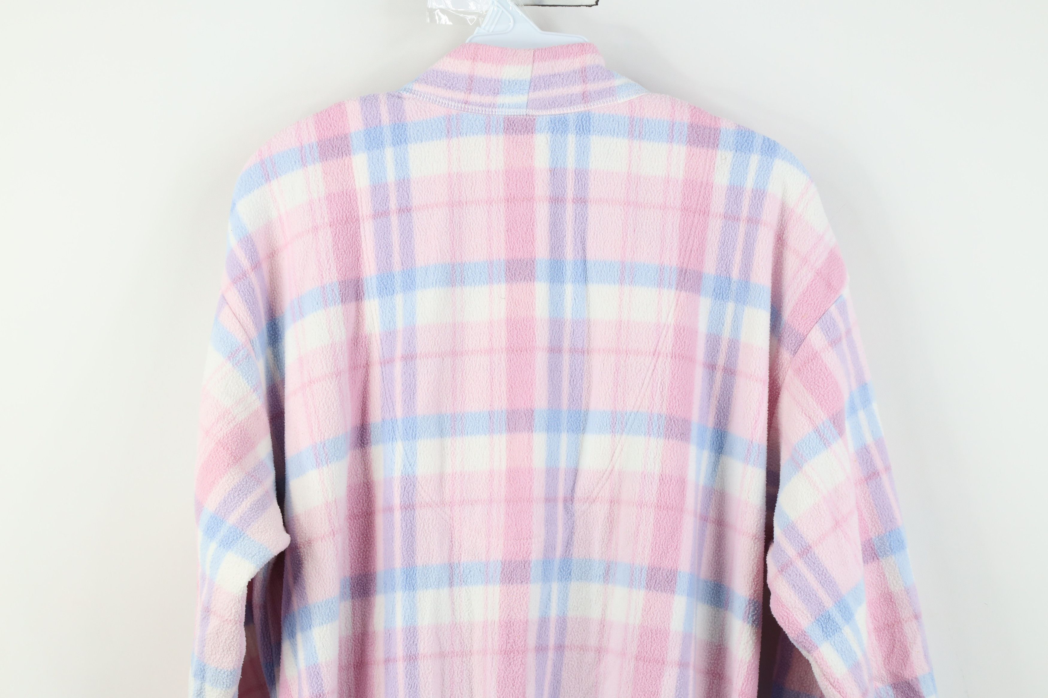 Vintage Vintage 90s Streetwear Distressed Belted Fleece Bath Robe Size M / US 6-8 / IT 42-44 - 16 Thumbnail