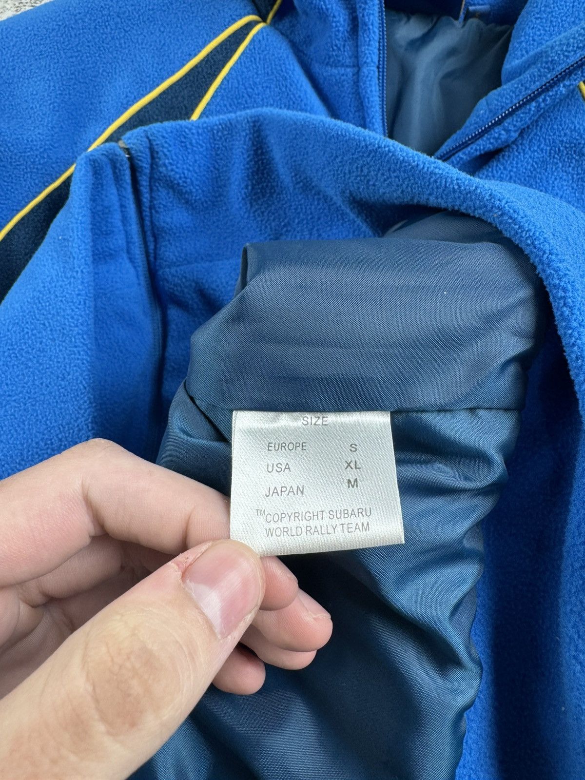 Other Subaru Rally Team Small 00S Zip Jacket Fleece Pullover Size US S / EU 44-46 / 1 - 18 Thumbnail