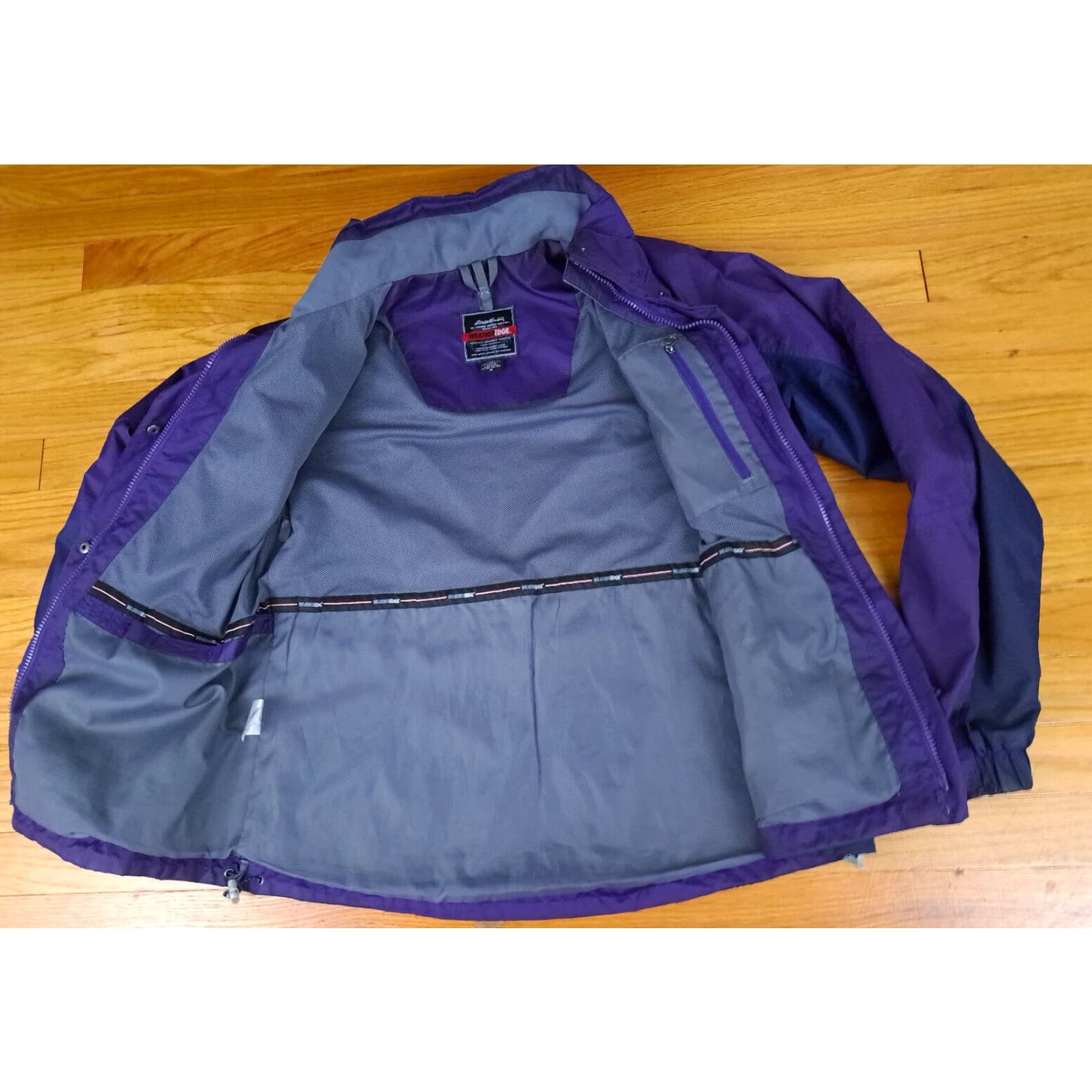 Eddie Bauer VINTAGE Eddie Bauer Women Jacket Full Zip Nylon Purple Medium Regular Size M / US 6-8 / IT 42-44 - 4 Thumbnail