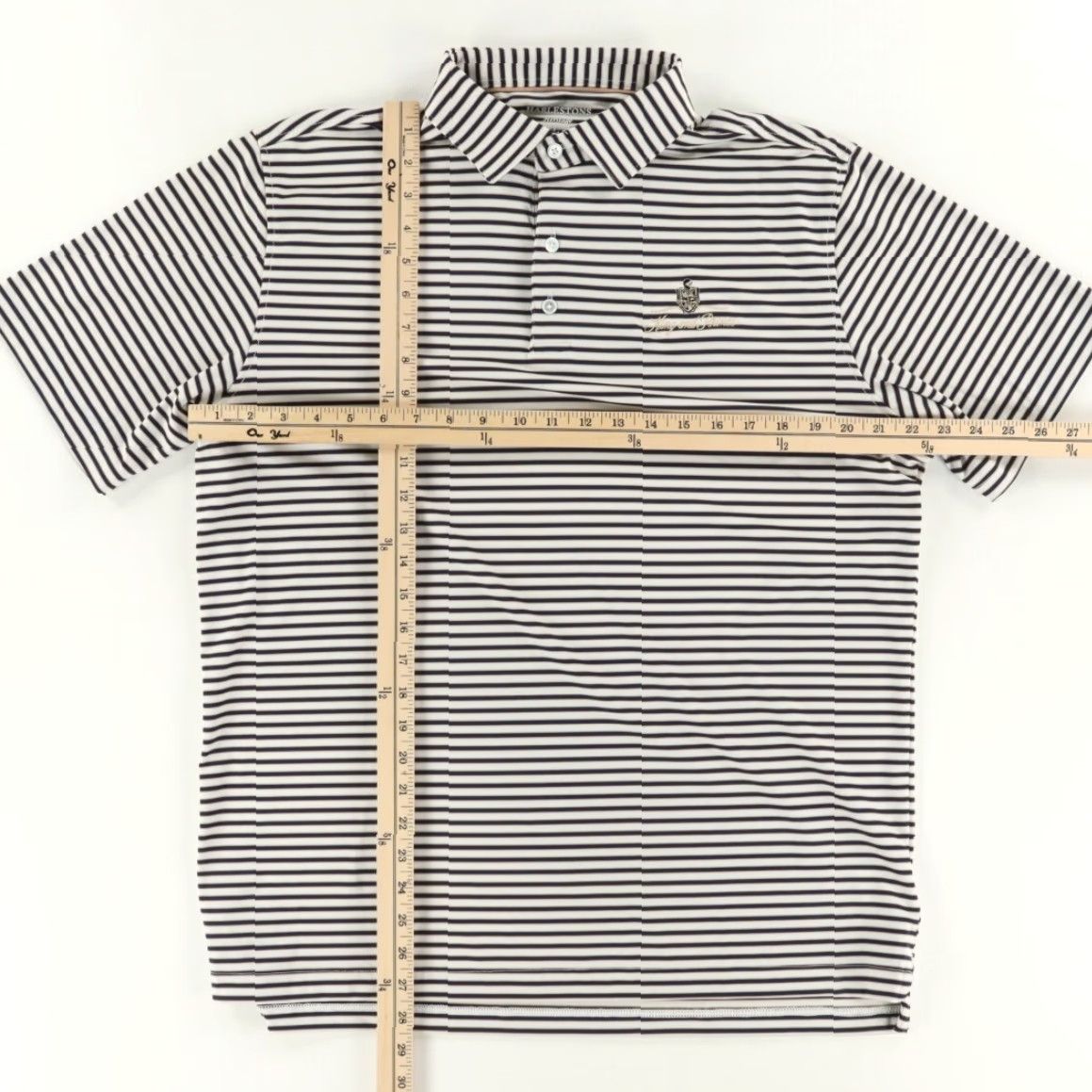 Prince Harleston King and Prince Heritage Striped Polo Shirt White Men's L Size US L / EU 52-54 / 3 - 3 Thumbnail
