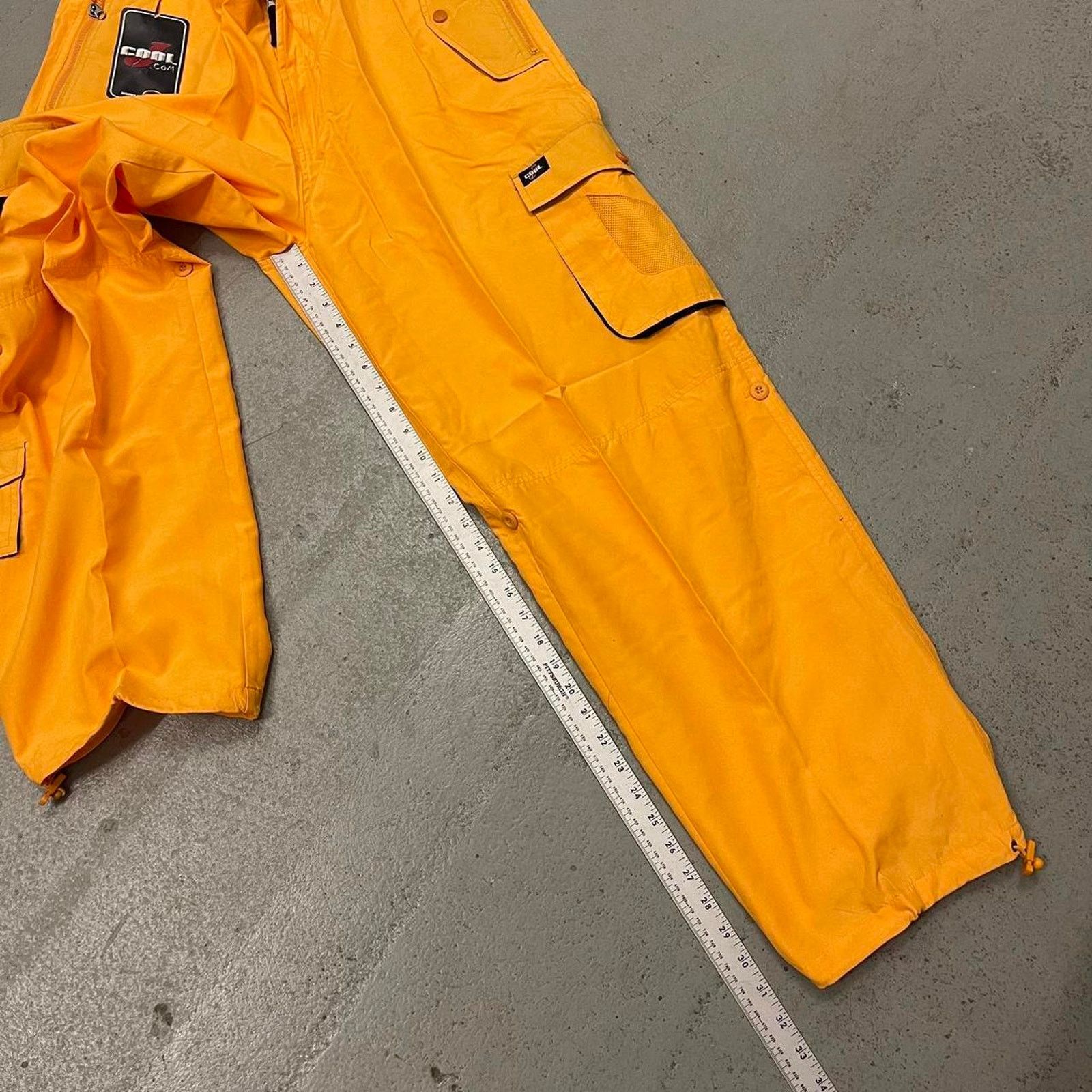 Vintage Vintage Baggy Y2k Urban Wide Leg Yellow Skater Pants Mens L Size US 34 / EU 50 - 5 Thumbnail