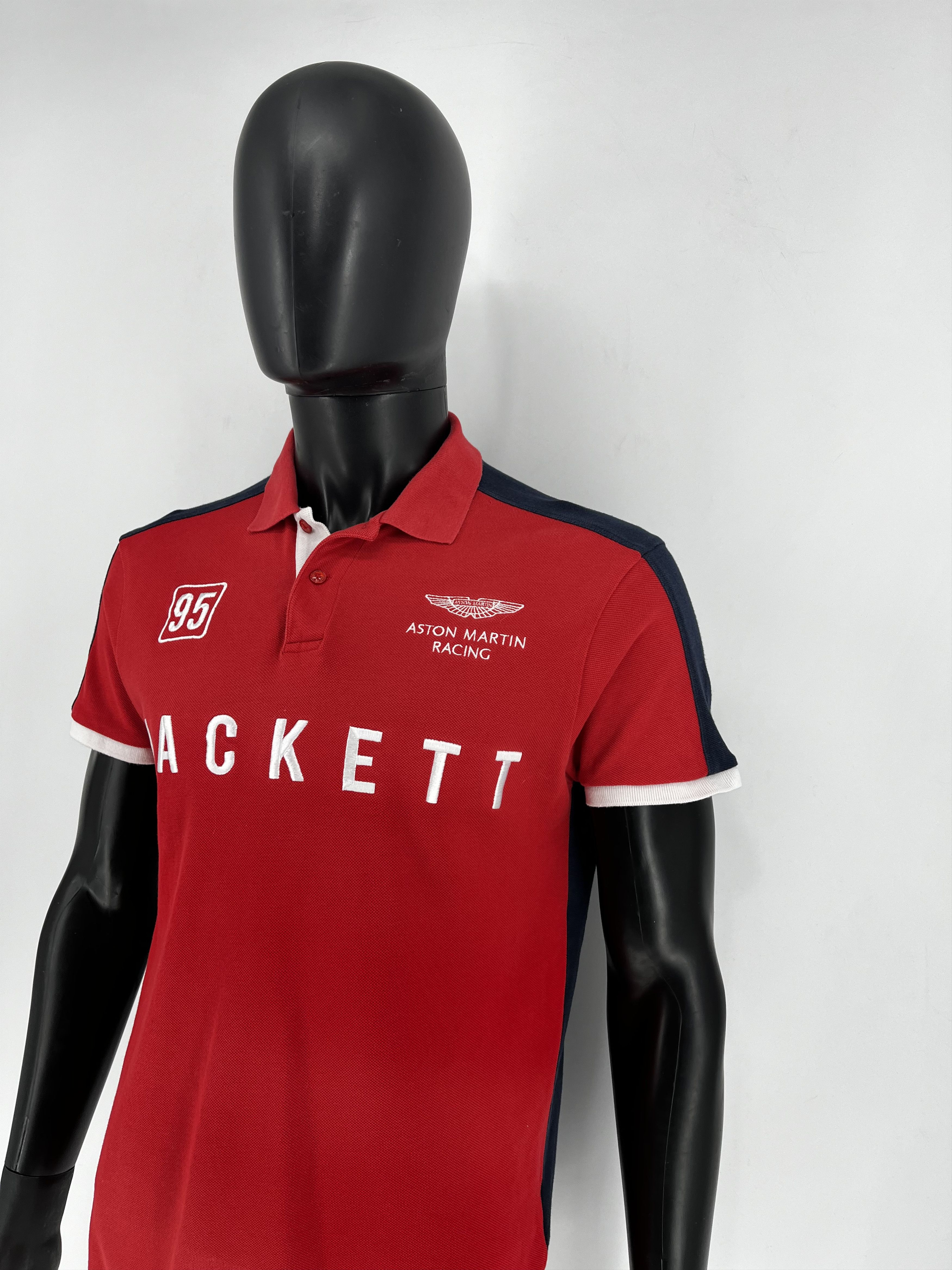 Hackett Hackett Aston Martin Vintage Mens Racing Polo Shirt Size M Size US M / EU 48-50 / 2 - 4 Thumbnail