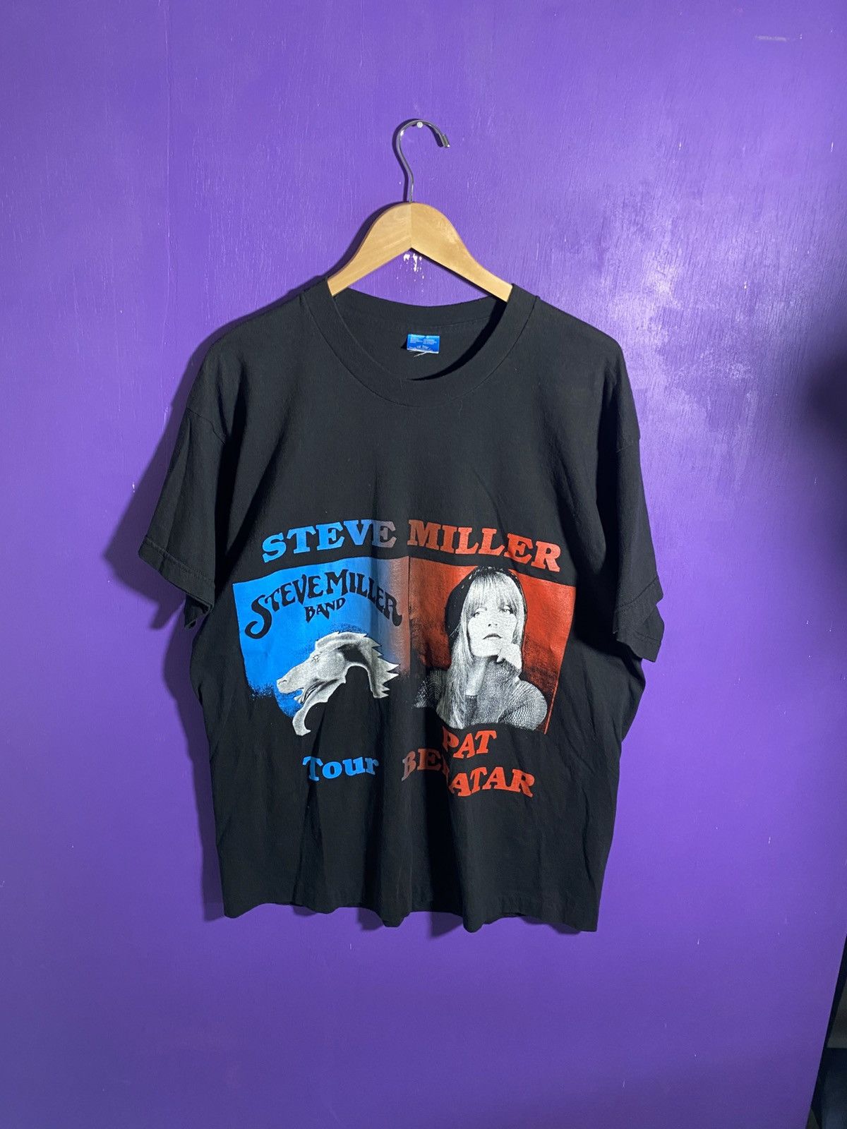Band Tees × Vintage Vintage 1996 Steve Miller band/Pat Benatar tour tee Size US XL / EU 56 / 4 - 1 Thumbnail