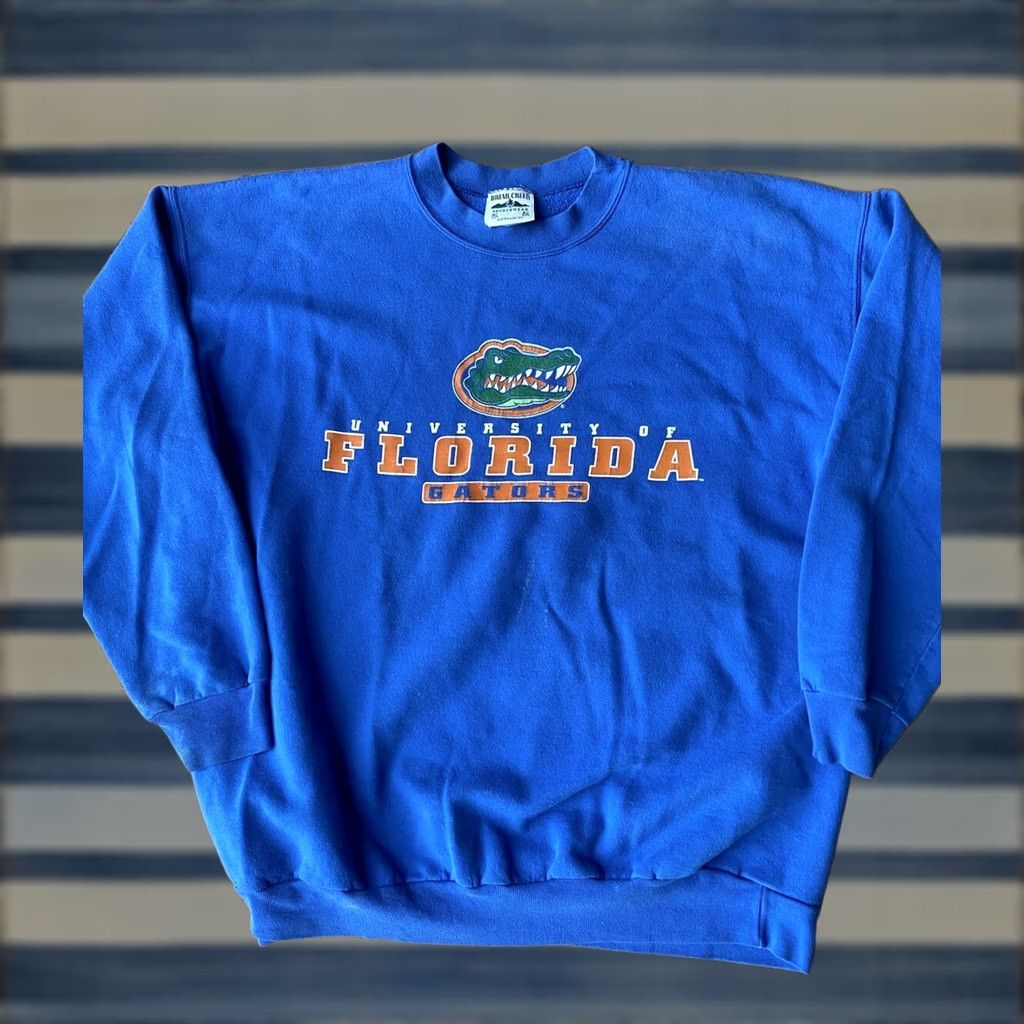 Vintage VINTAGE Florida Gators Crewneck Sweatshirt Large Blue Briar Creek Regular Mens Size US L / EU 52-54 / 3 - 1 Thumbnail