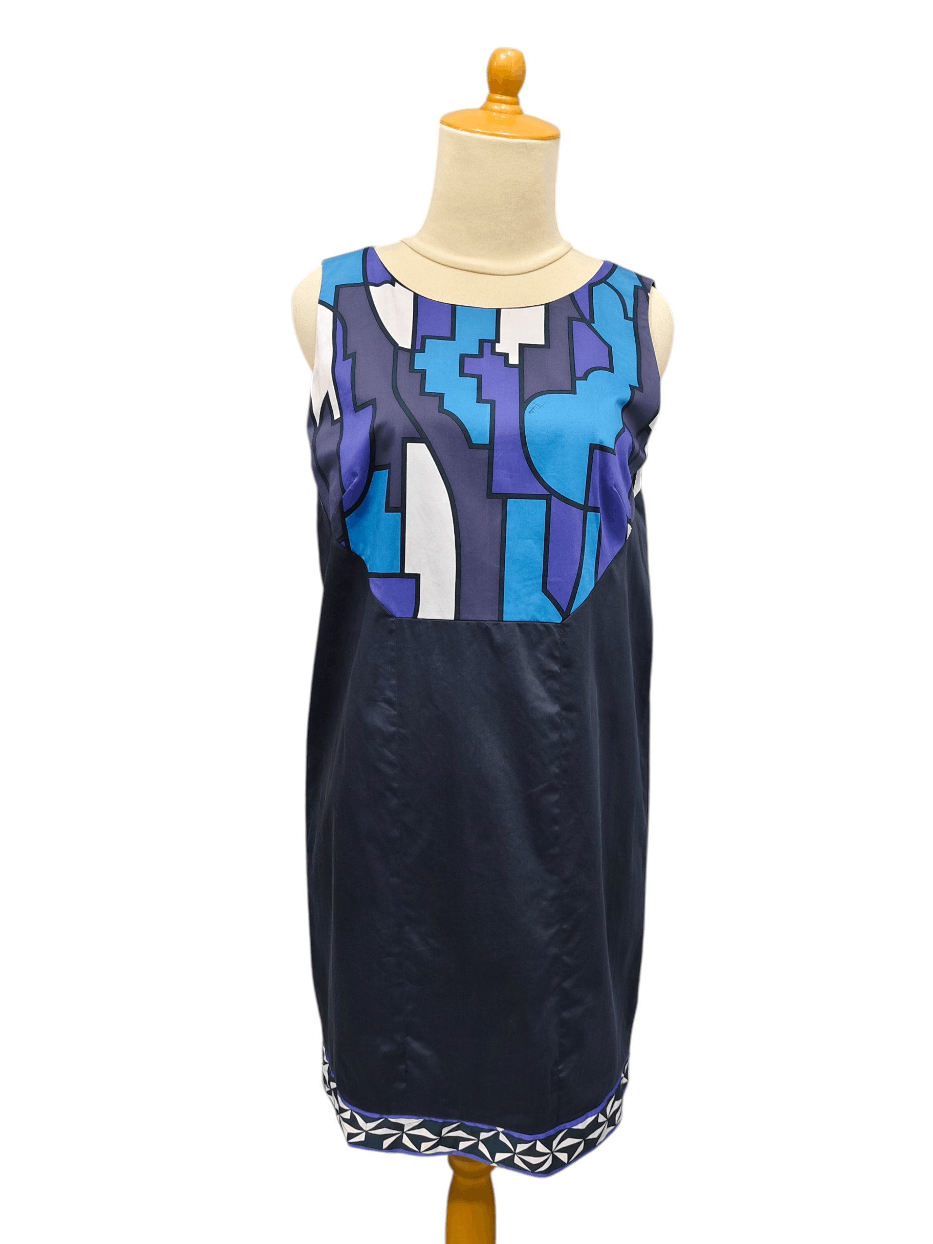 Emilio Pucci 2000s Emilio Pucci- Panel Iconic Geometric Print Sleeveless Size M / US 6-8 / IT 42-44 - 1 Thumbnail