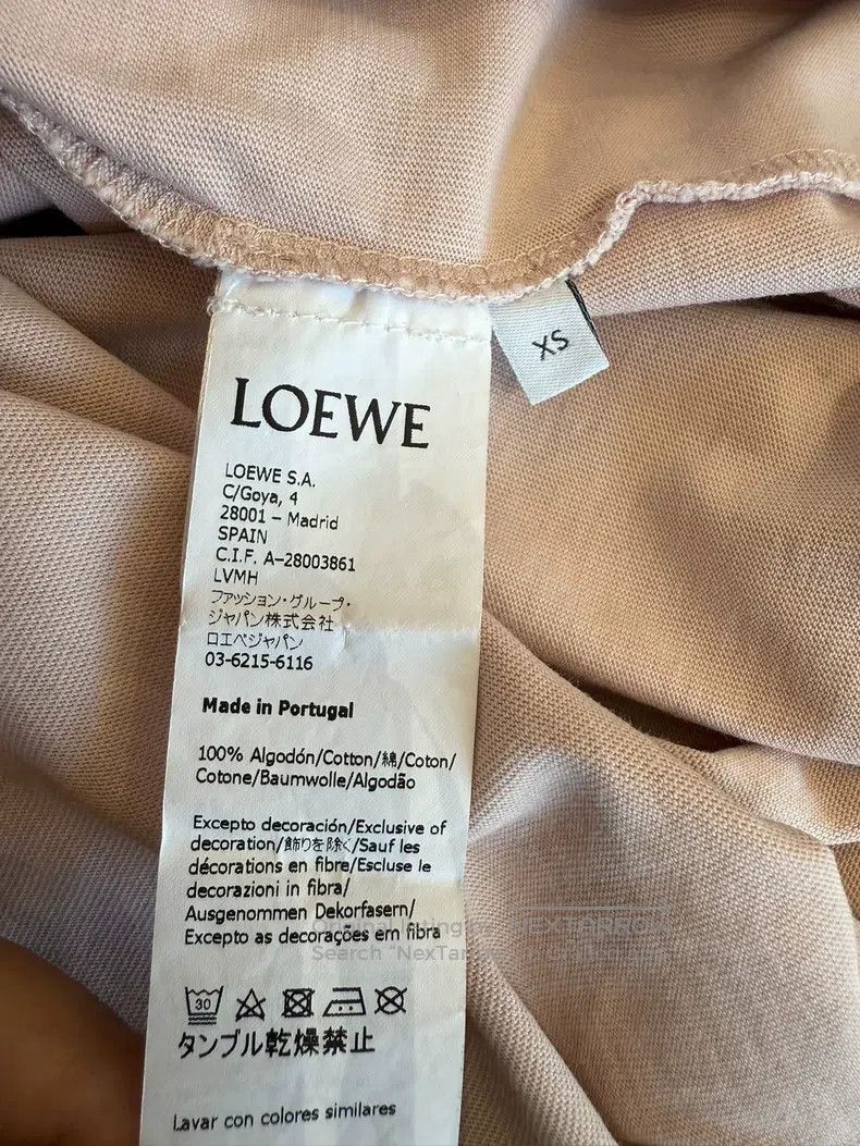 Loewe Loewe Pink Short Sleeve T-Shirt Size XS / US 0-2 / IT 36-38 - 5 Thumbnail
