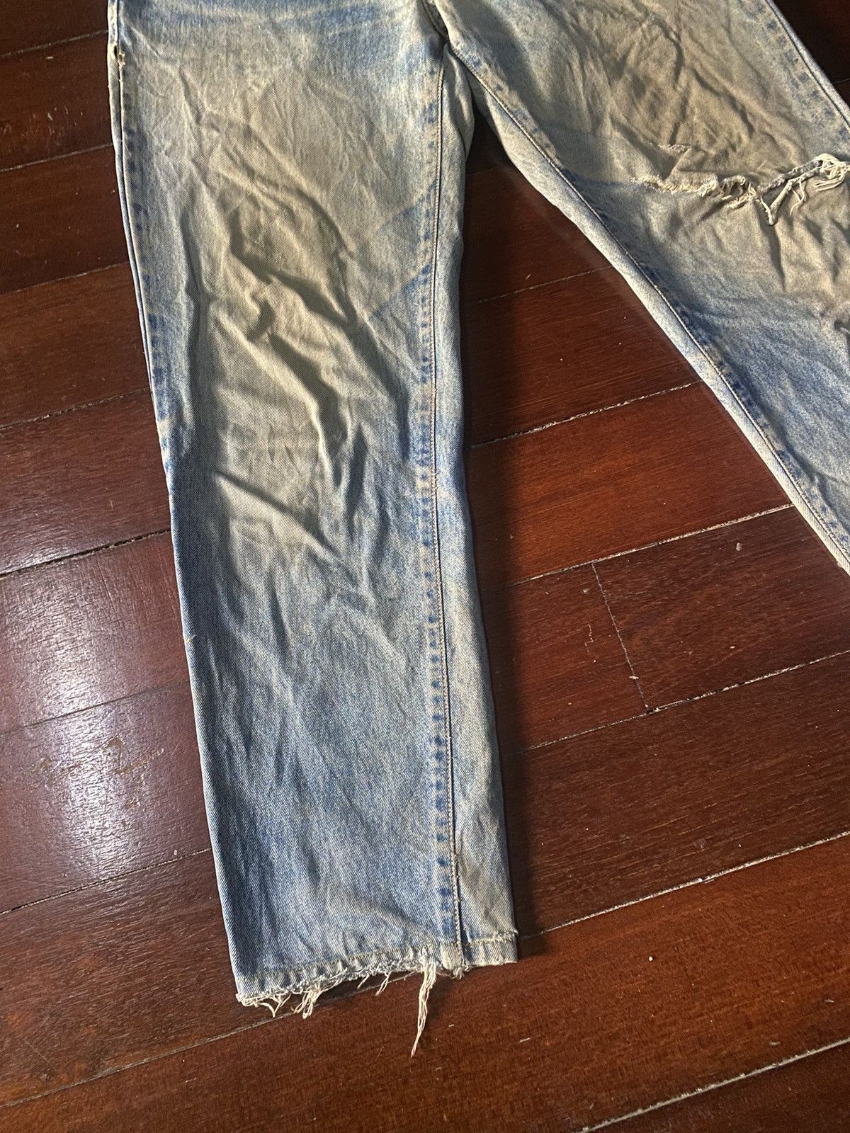 Edwin × Vintage FIRE 🔥 VINTAGE EDWIN INTERNATIONAL distressed faded mud wash Size US 36 / EU 52 - 3 Thumbnail