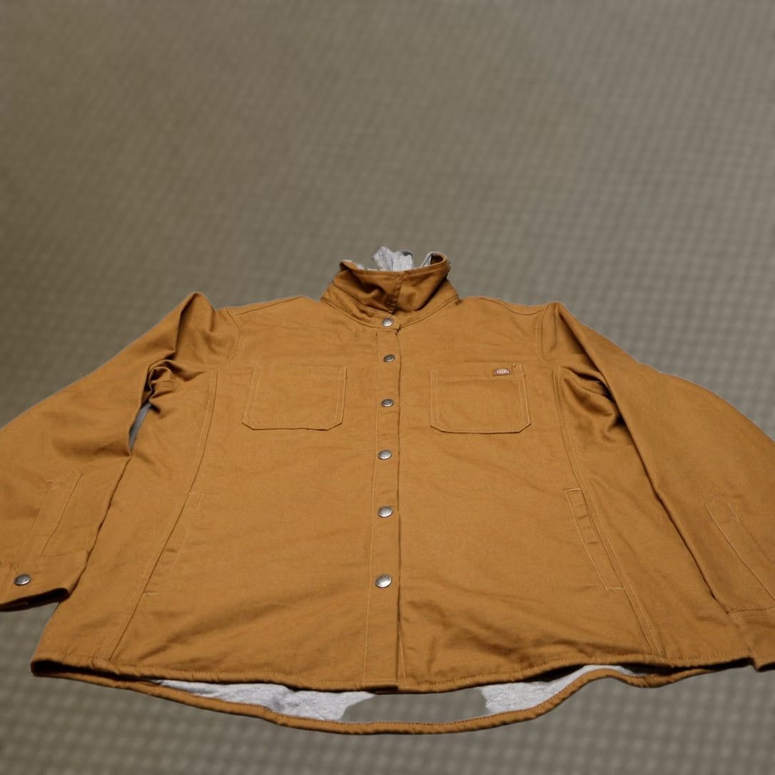 Dickies Dickies Shirt Jacket Womens XL Brown Canvas Duck Hooded Utility Field Outdoor Regular Jacket Womens XL Brown Canvas Duck Hooded Utility Field Outdoor Size XL / US 12-14 / IT 48-50 - 1 Thumbnail