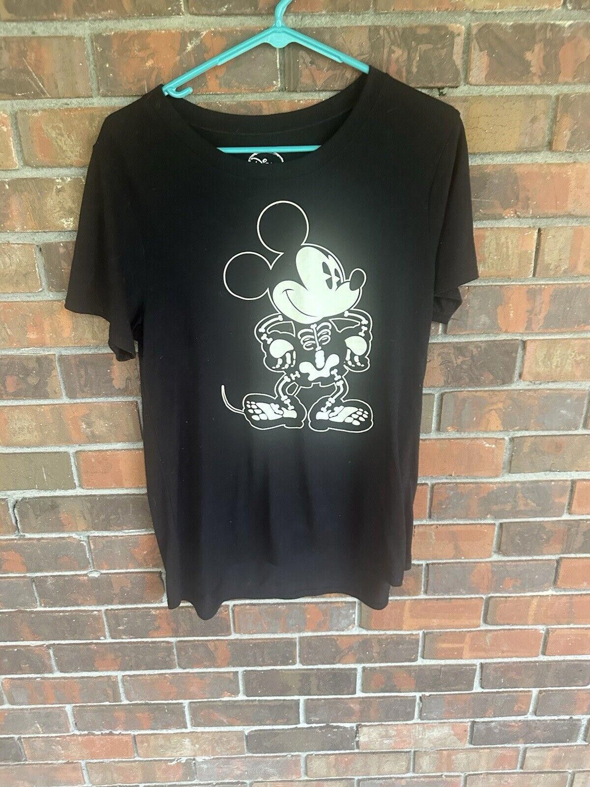 Disney Women's XL Disney Mikey Shirt Glow In The Dark Size XL / US 12-14 / IT 48-50 - 2 Thumbnail