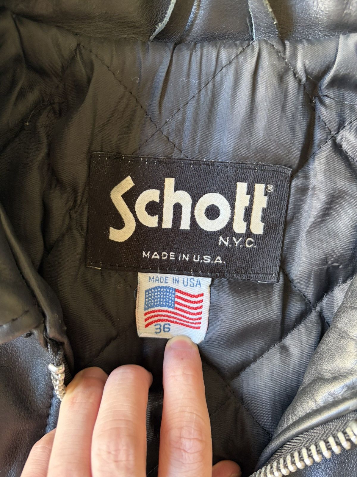 Schott Schott 181 leather jacket. Made in USA Size US S / EU 44-46 / 1 - 3 Thumbnail