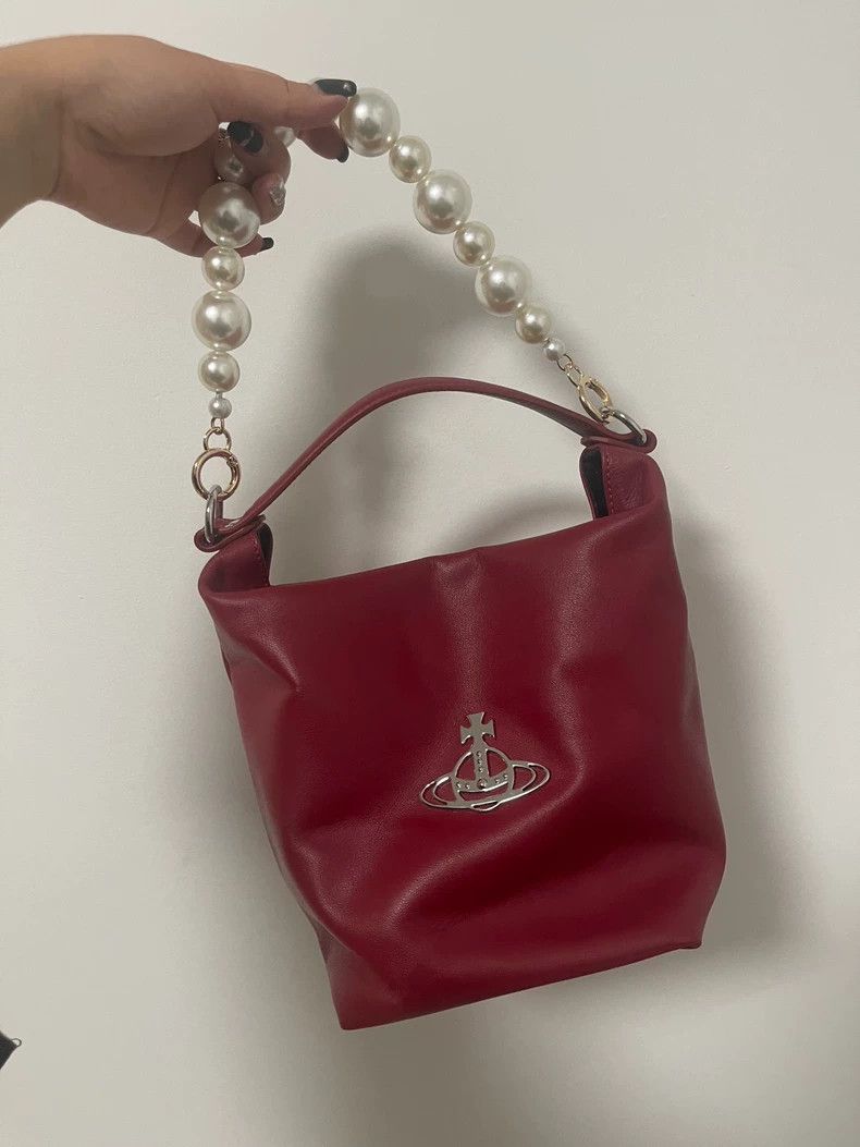 Vivienne Westwood Vivienne Westwood size os Red bucket bag Size ONE SIZE - 1 Thumbnail