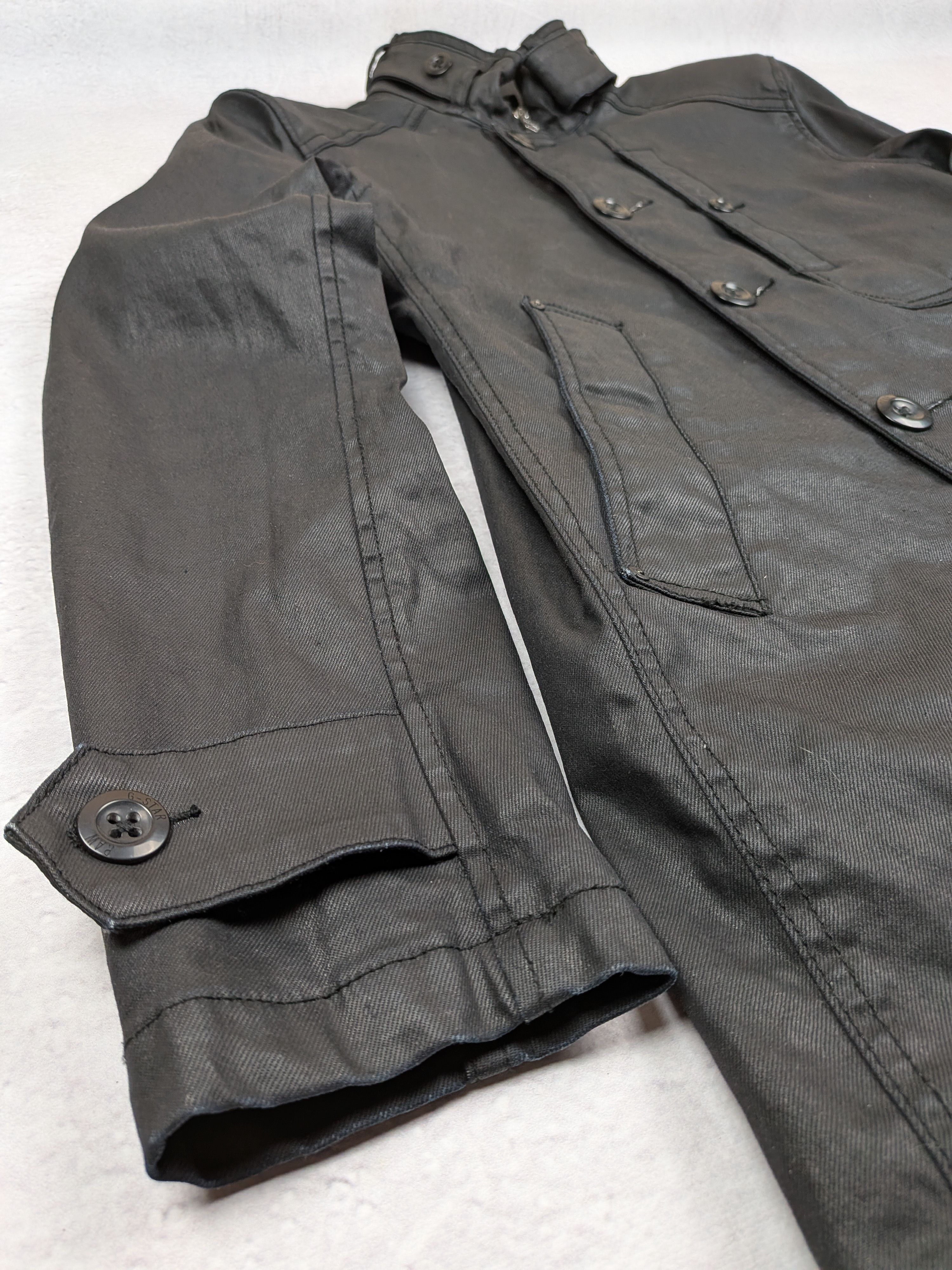 G-Star G-Star Raw Garber Coated Denim Trench Coat Black S M Size US S / EU 44-46 / 1 - 5 Thumbnail